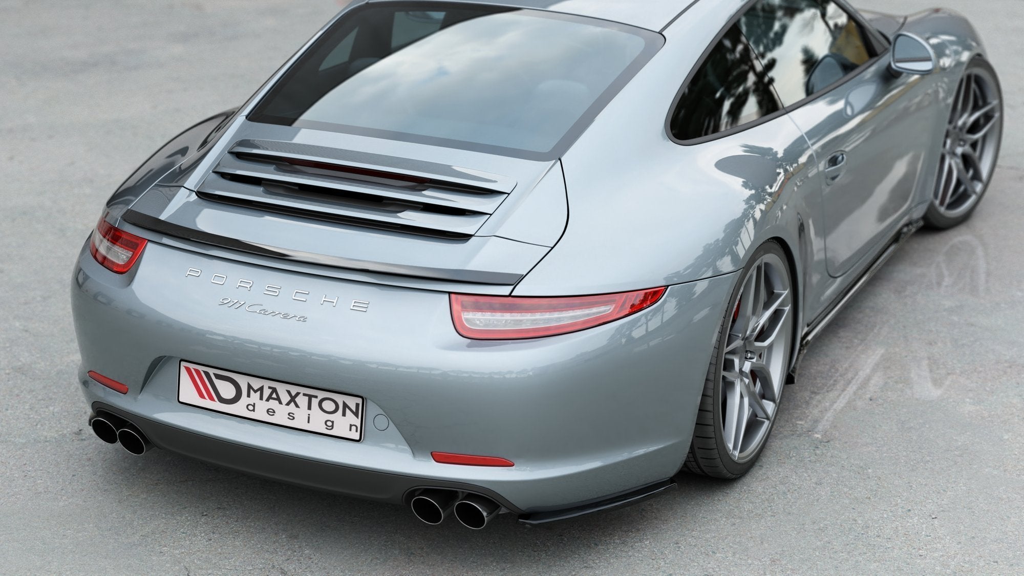 Spoiler-Cap-Porsche-911-Carrera-991---Gloss-Black