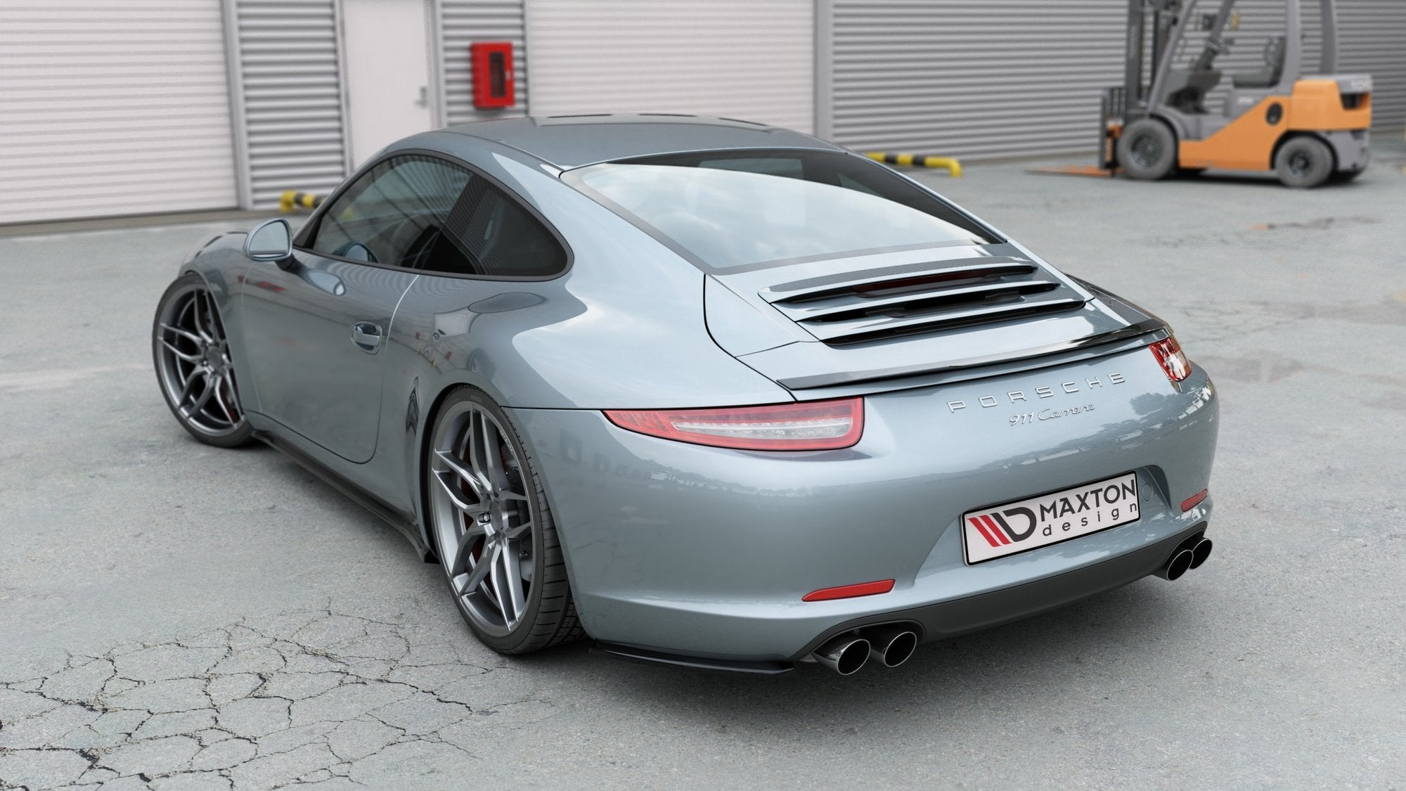 Spoiler-Cap-Porsche-911-Carrera-991---Gloss-Black