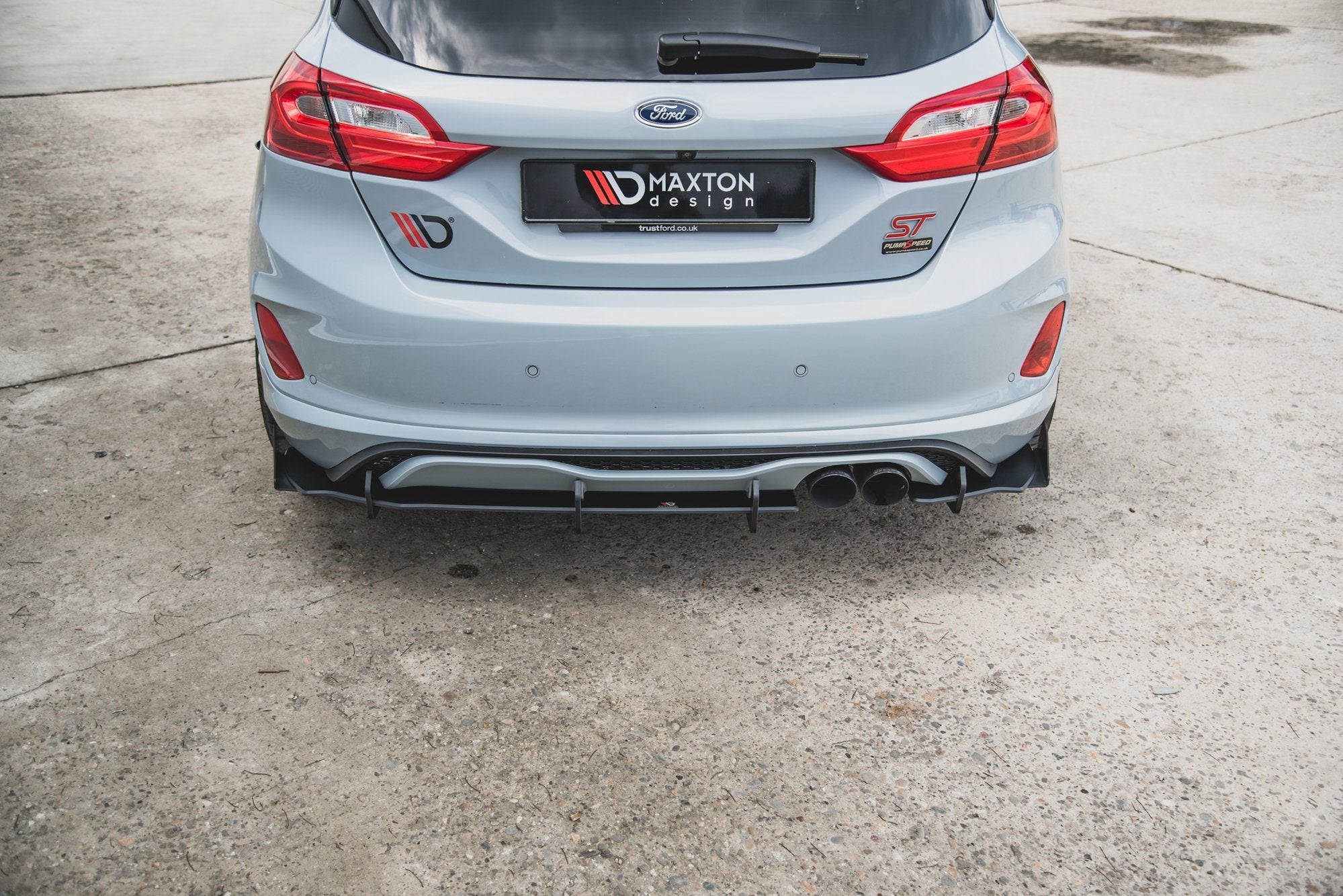 Racing-Durability-Rear-Valance-Ford-Fiesta-MK8-St---Black