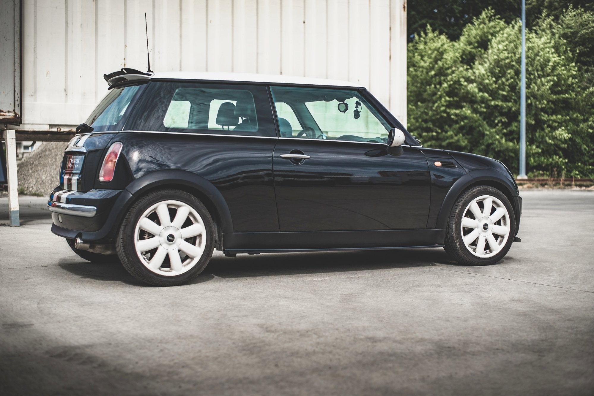 Side-Skirts-Diffusers-Mini-Cooper-/-One-R50---Gloss-Black