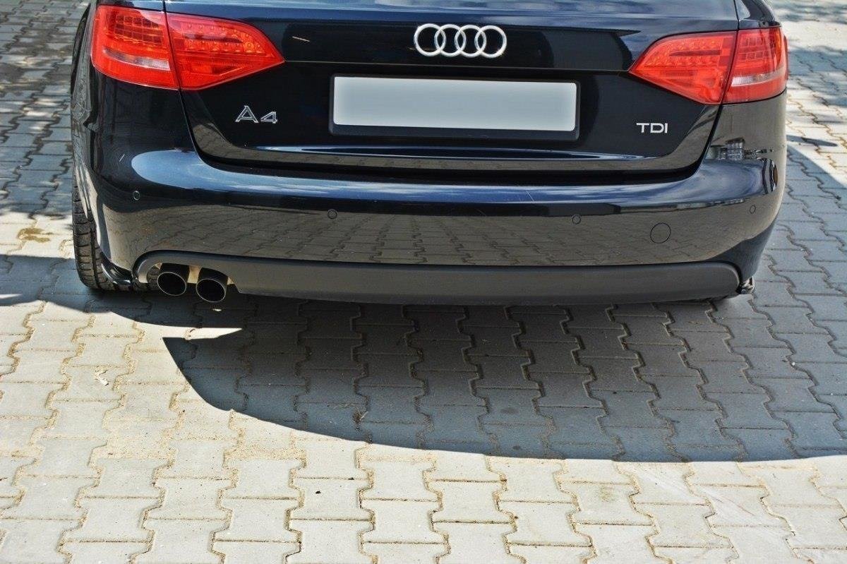 Rear-Side-Splitters-Audi-A4-B8---Gloss-Black