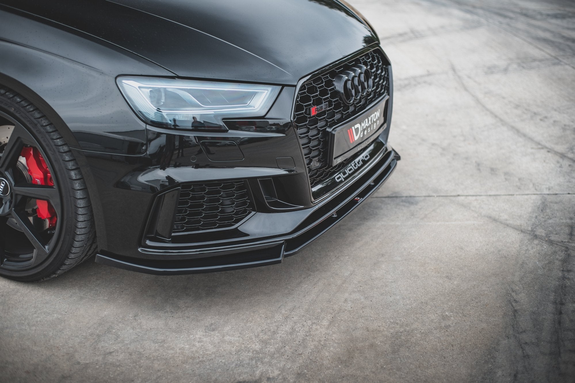 Front-Splitter-V.4-Audi-RS3-8V-FL-Sportback---Gloss-Black