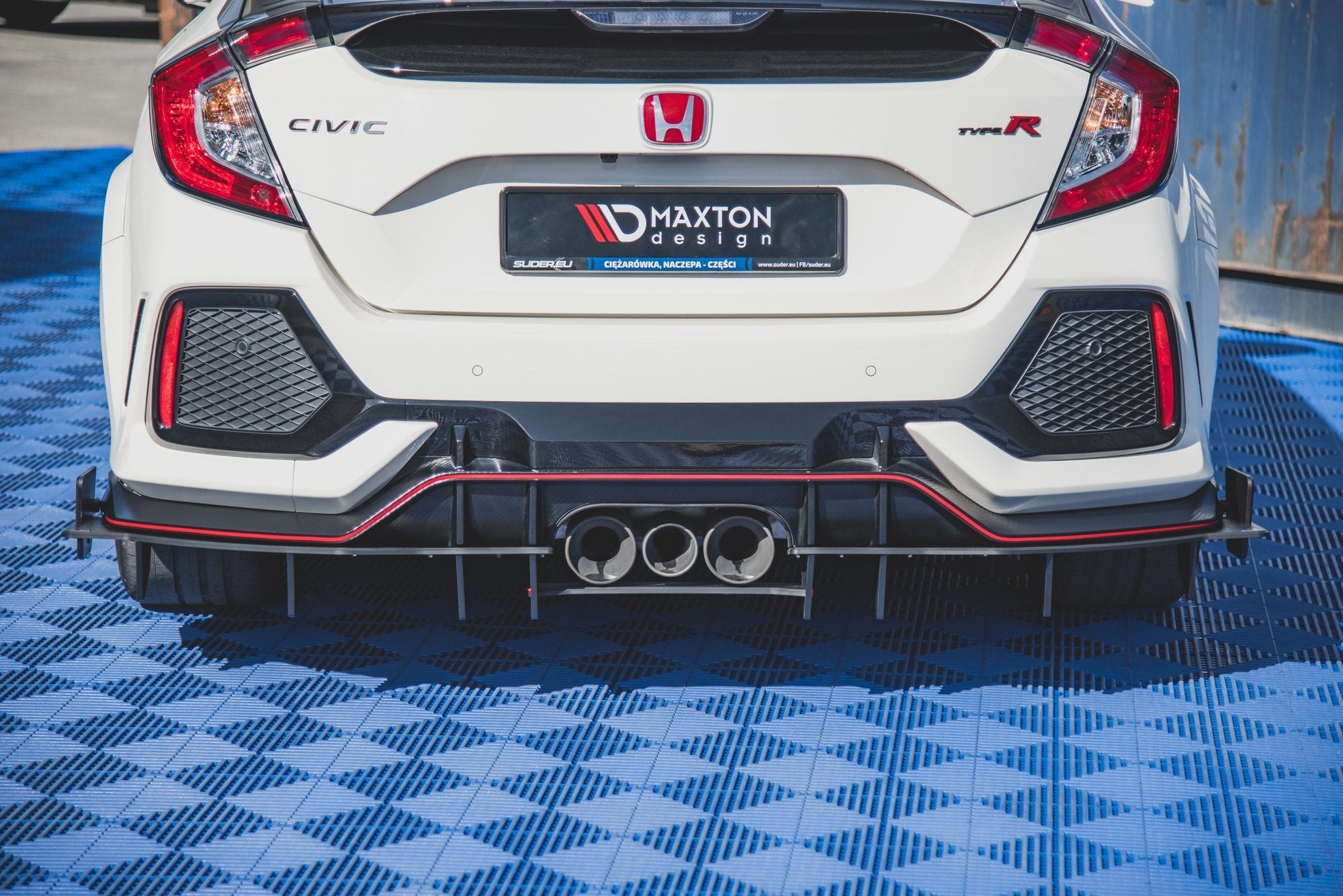 Racing-Durability-Rear-Valance-Honda-Civic-X-Type-R-Red-Line