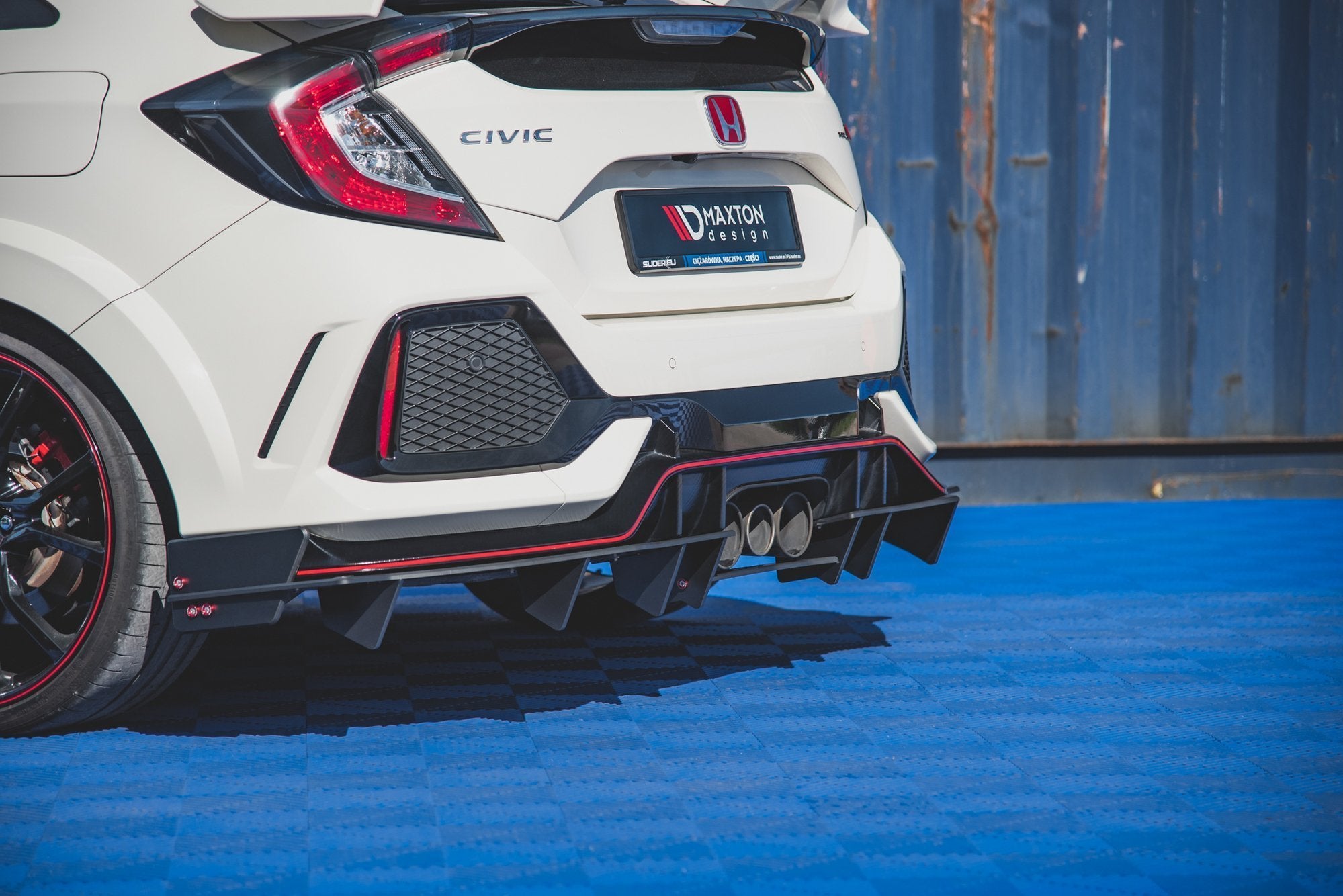 Racing-Durability-Rear-Valance-Honda-Civic-X-Type-R-Red-Line
