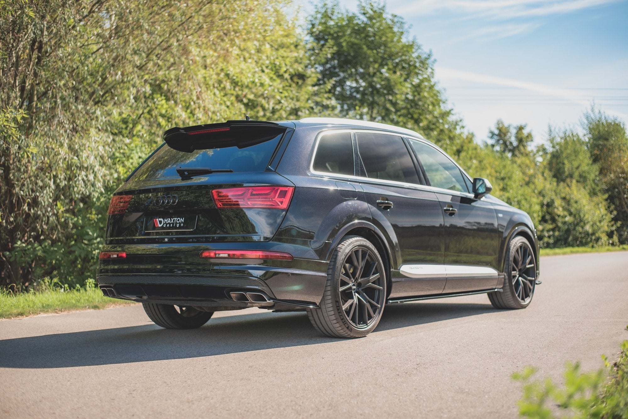 Spoiler-Cap-Audi-SQ7-/-Q7-S-Line-MK.-2---Gloss-Black