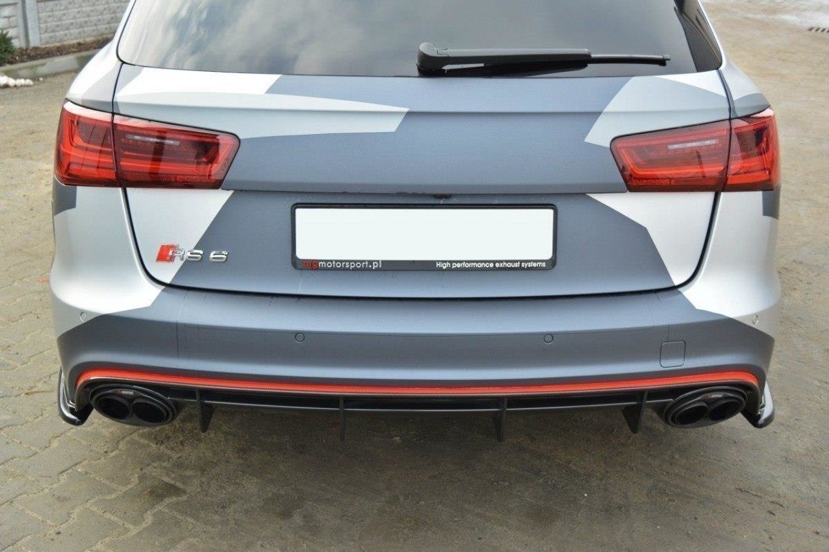 Rear-Side-Splitters-Audi-RS6-C7-/-C7-FL---Gloss-Black