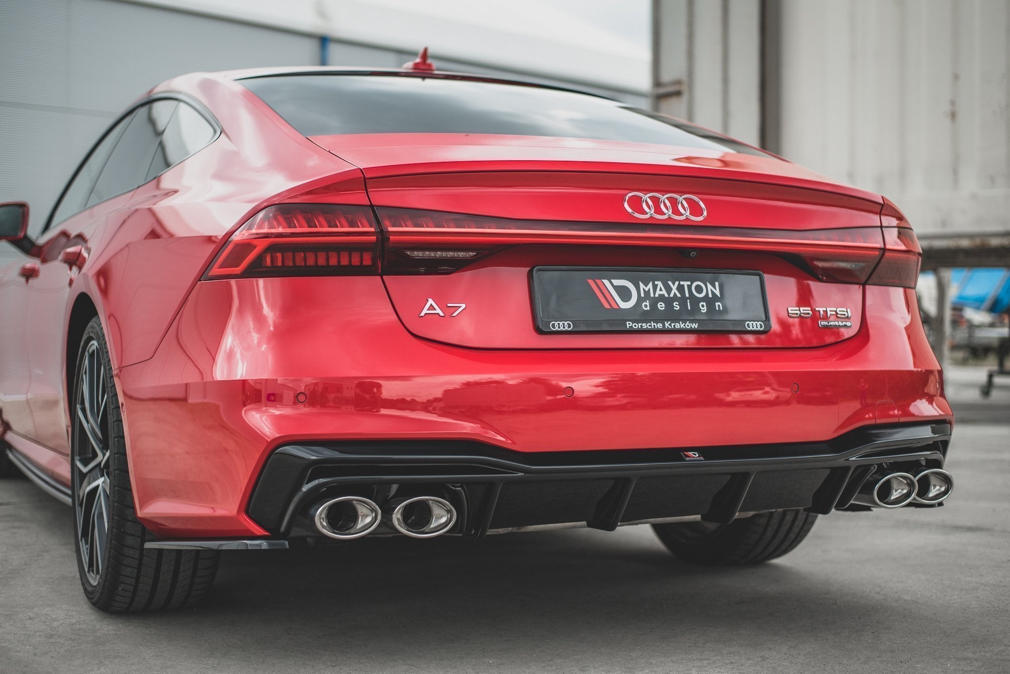 Valance+Exhaust-Ends-Imitation-Audi-A7-C8-S-Line-Incl.-Cee