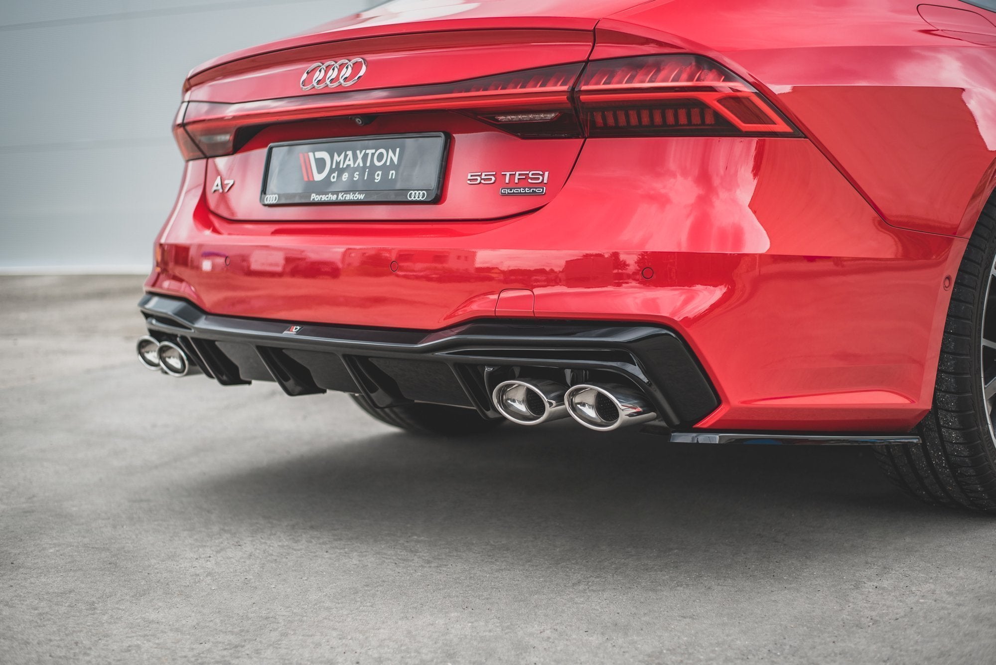 Valance+Exhaust-Ends-Imitation-Audi-A7-C8-S-Line-Incl.-Bee