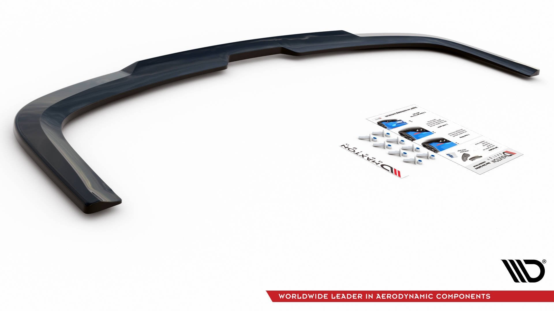 Central-Rear-Splitter-Volkswagen-Caddy-MK.-4---Gloss-Black
