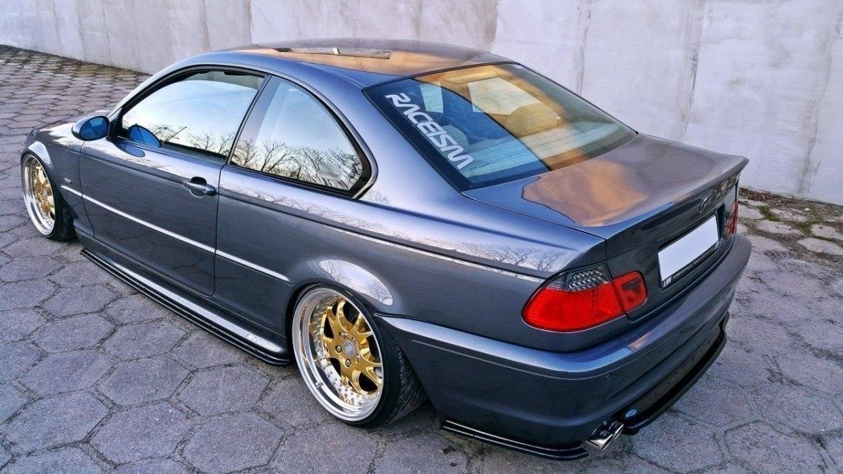 Rear-Side-Splitters-BMW-3-E46-Mpack-Coupe---Gloss-Black
