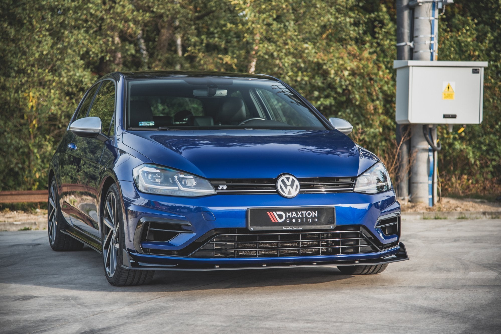 Splitter-V.2-VW-Golf-7-R/R-Line-Facelift-Red-Line