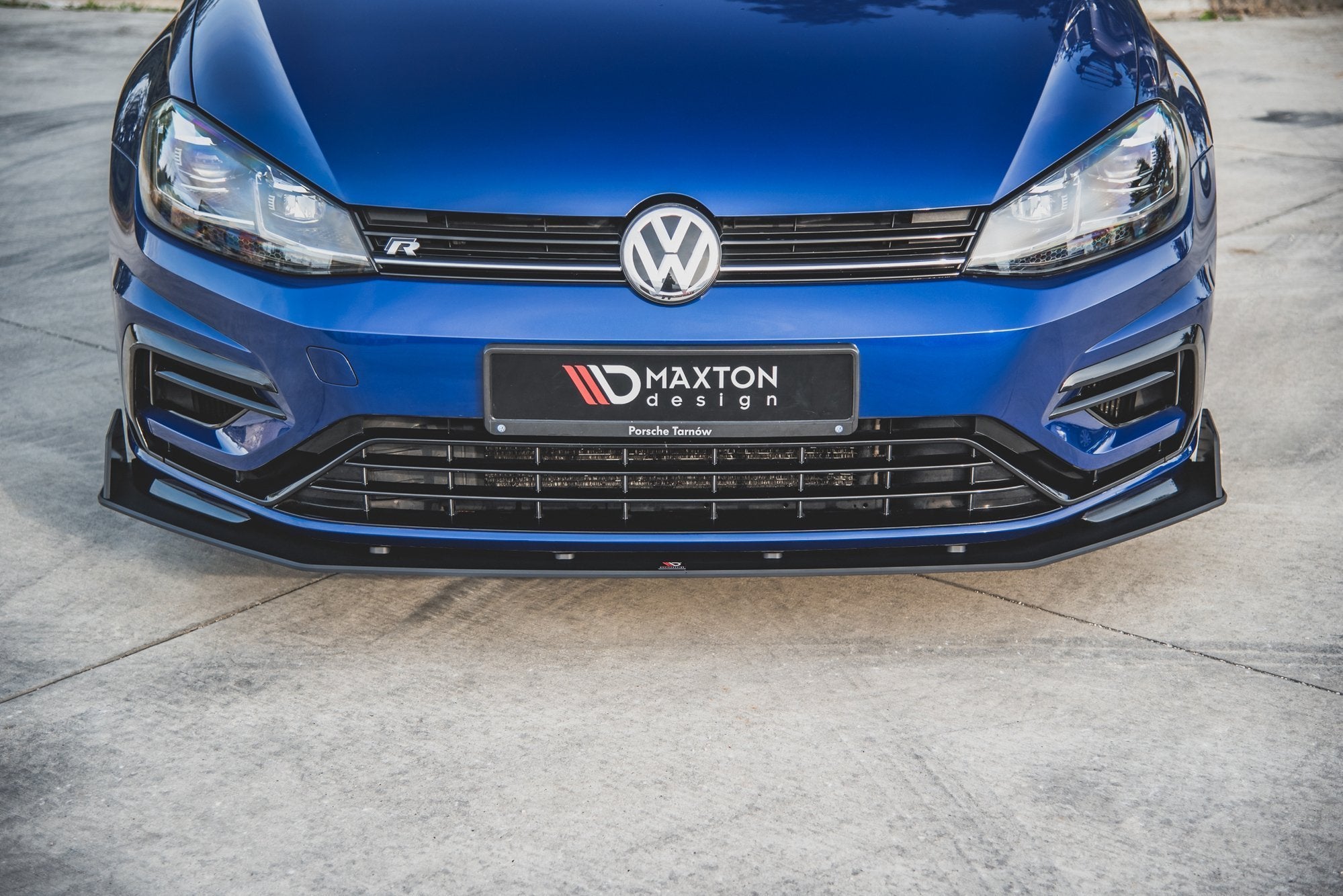 Splitter-V.2-VW-Golf-7-R/R-Line-Facelift-Red-Line