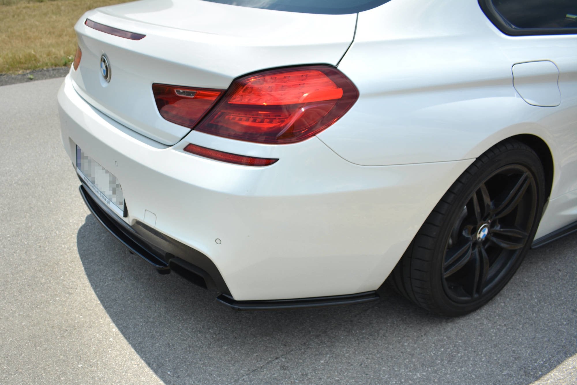 Rear-Side-Splitters-For-BMW-6-Gran-Coupé-Mpack---Gloss-Black
