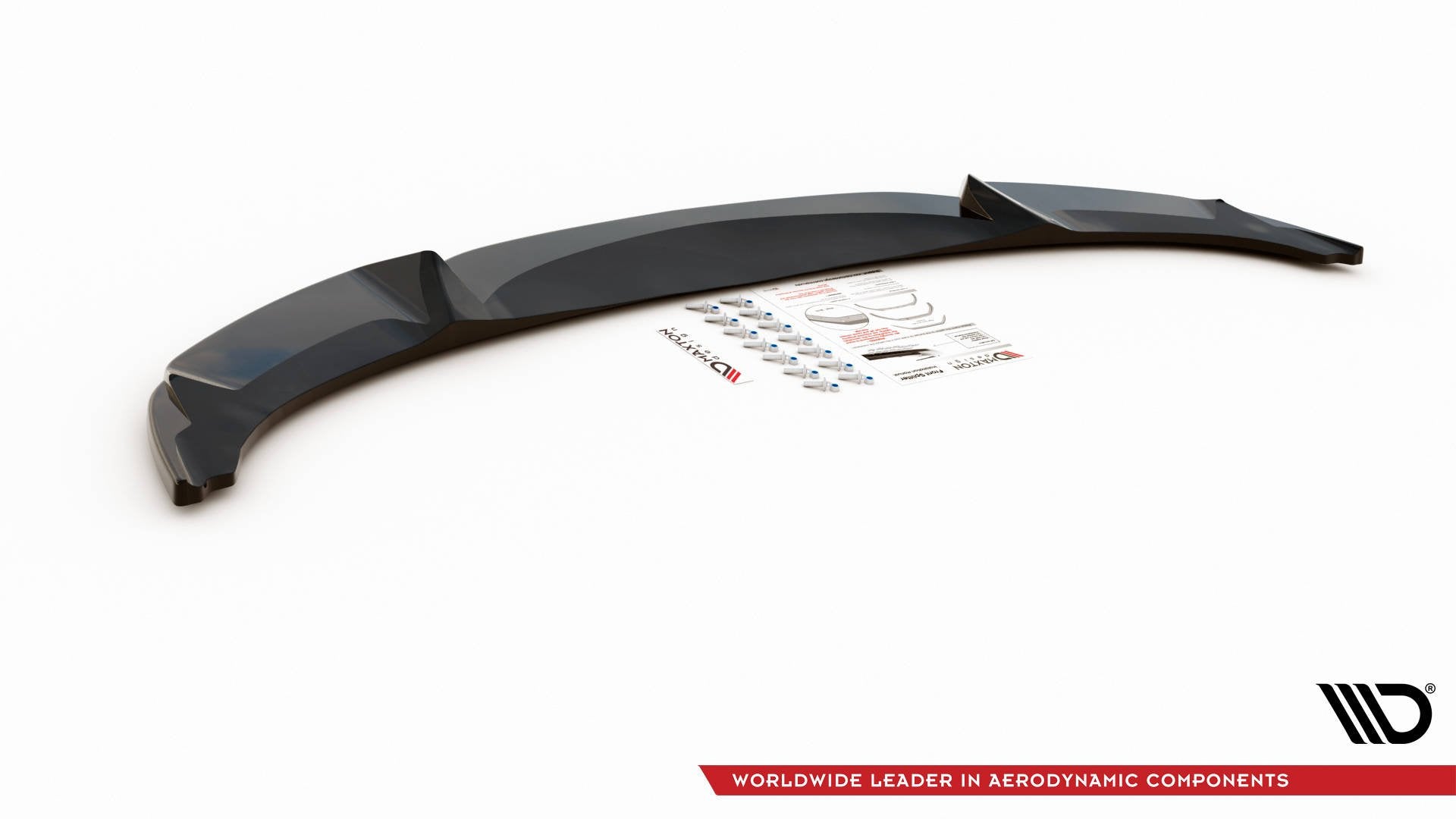 Front-Splitter-V.3-For-BMW-5-F10/F11-M-Pack---Gloss-Black