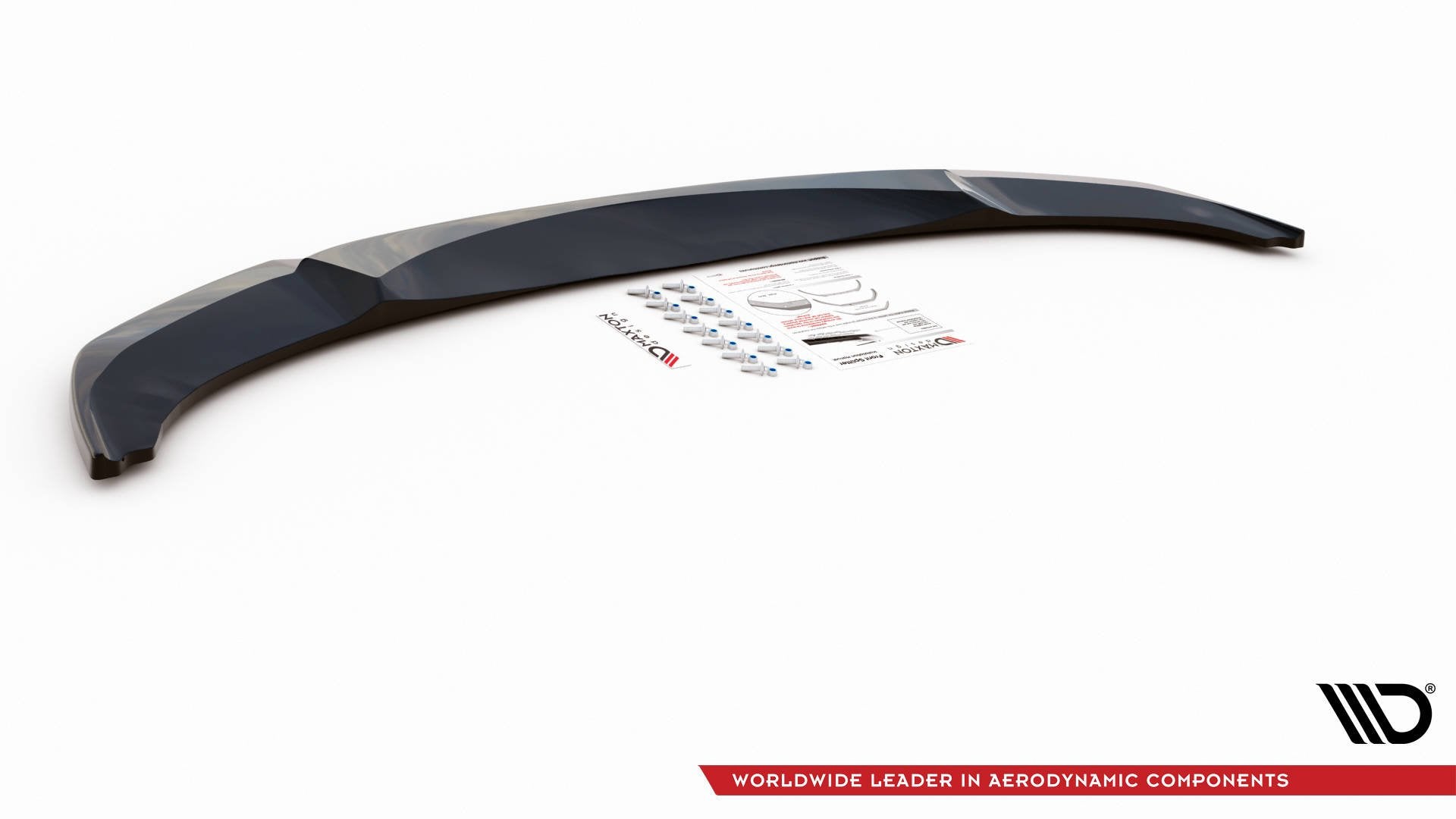 Front-Splitter-V.4-For-BMW-5-F10/F11-M-Pack---Gloss-Black