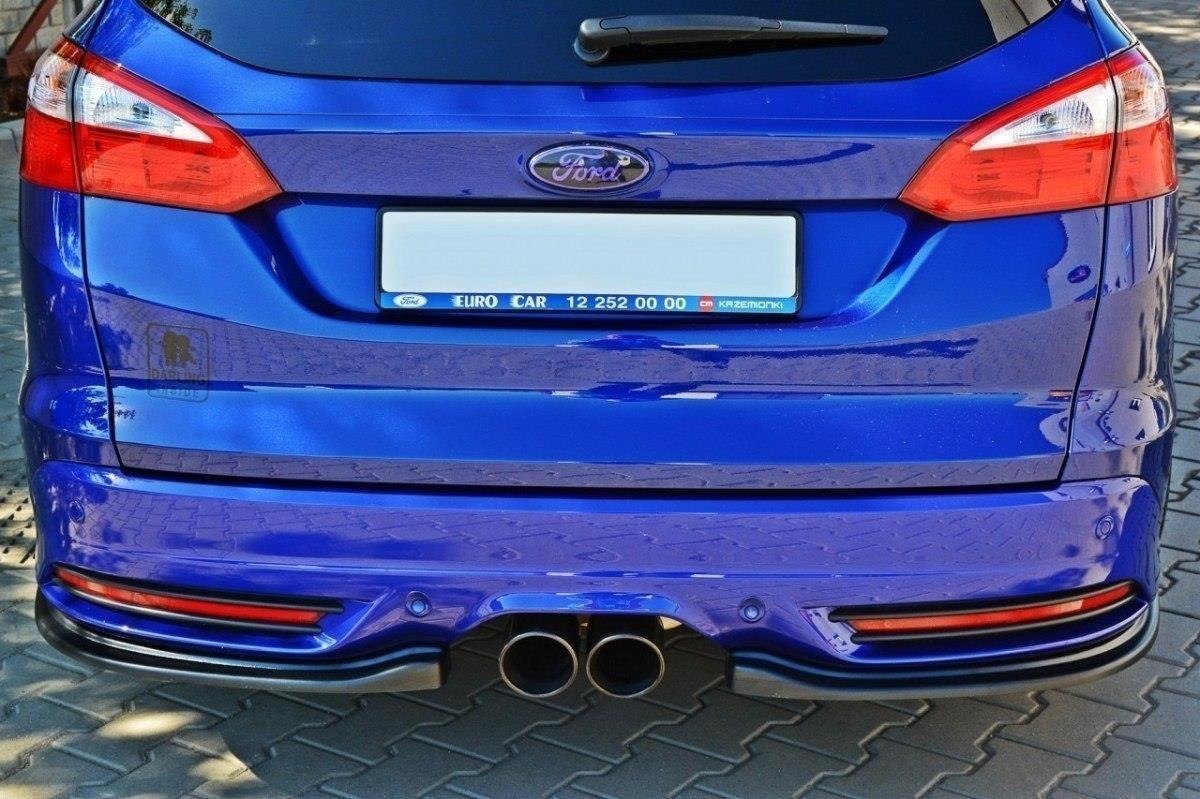 Rear-Side-Splitters-Ford-Focus-ST-MK3-Estate---Gloss-Black