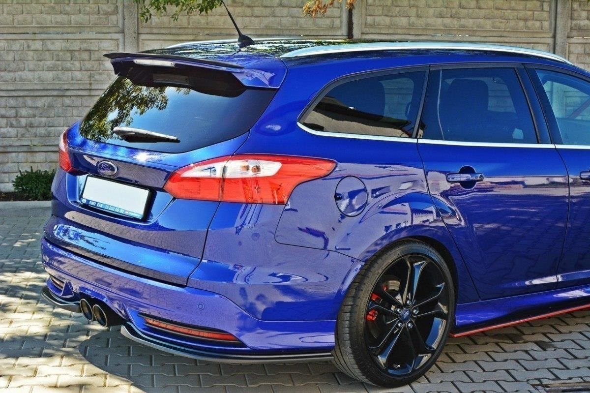Rear-Side-Splitters-Ford-Focus-ST-MK3-Estate---Gloss-Black