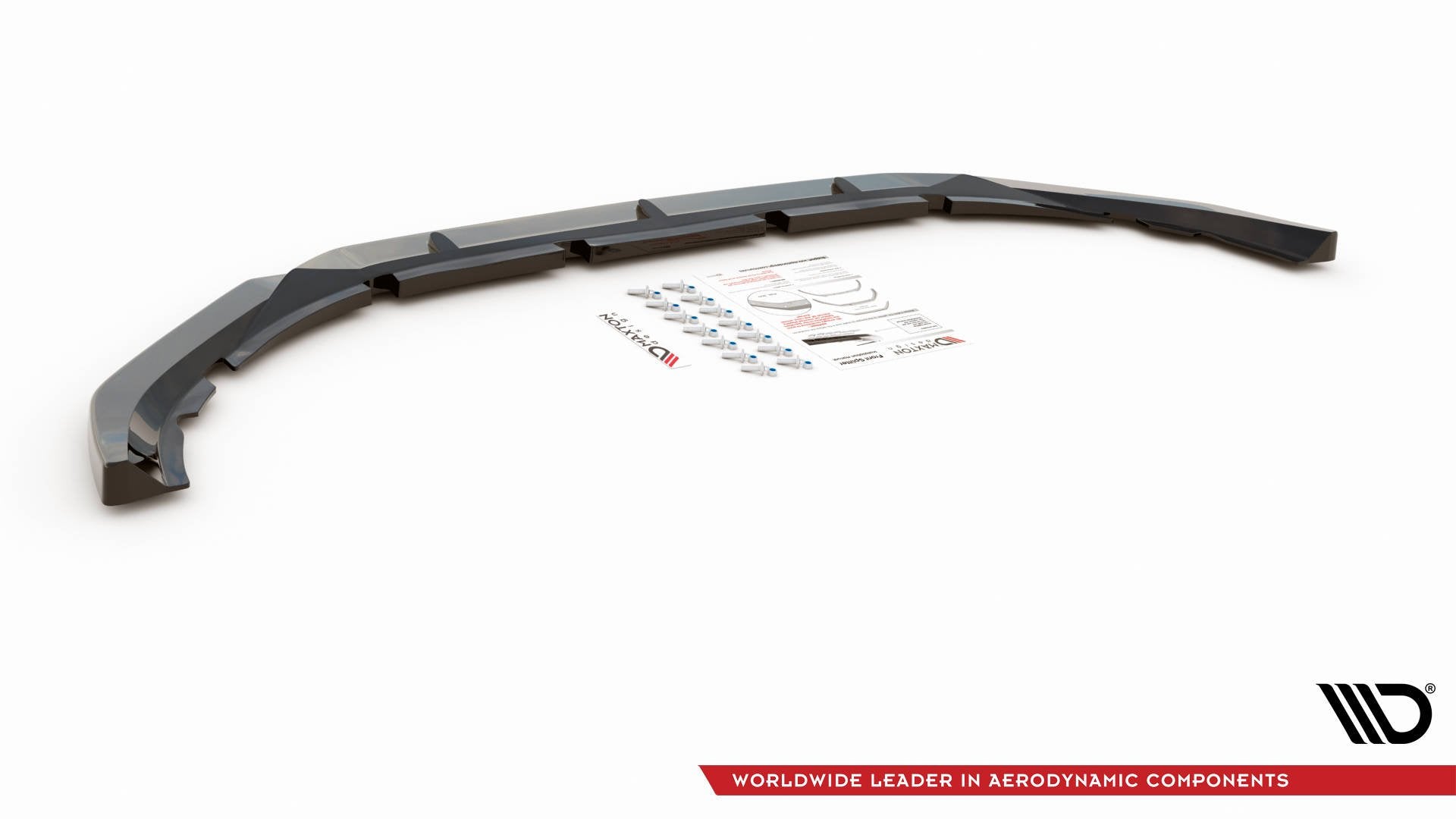 Front-Splitter-V.2-Volvo-S60/V60-R-Design-MK3---Gloss-Black