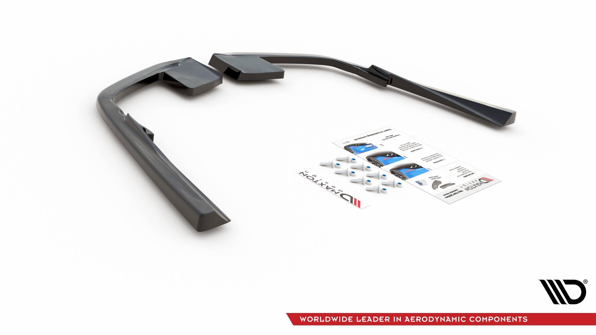 Rear-Side-Splitters-Volvo-S60/V60-R-Design-MK3---Gloss-Black