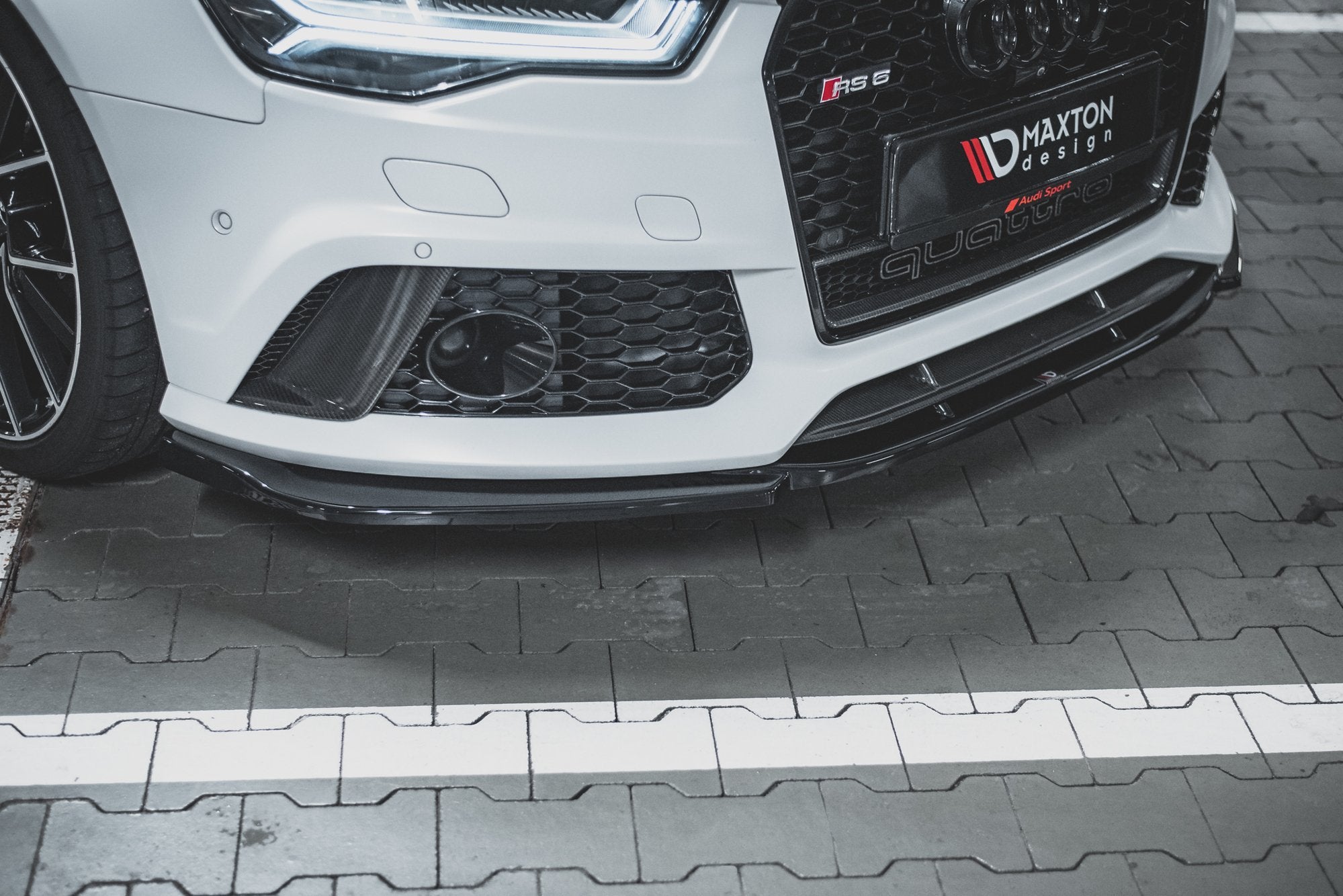 Front-Splitter-V.3-Audi-RS6-C7---Gloss-Black