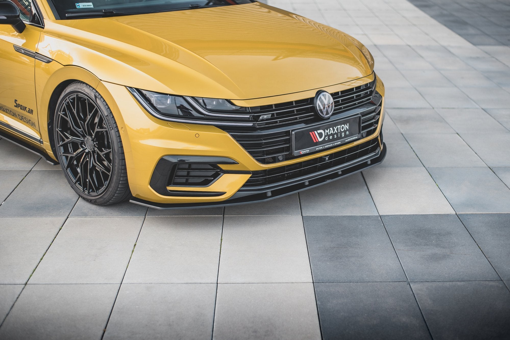 Racing-Durability-Splitter-Volkswagen-Arteon-R-Line-Red-Line