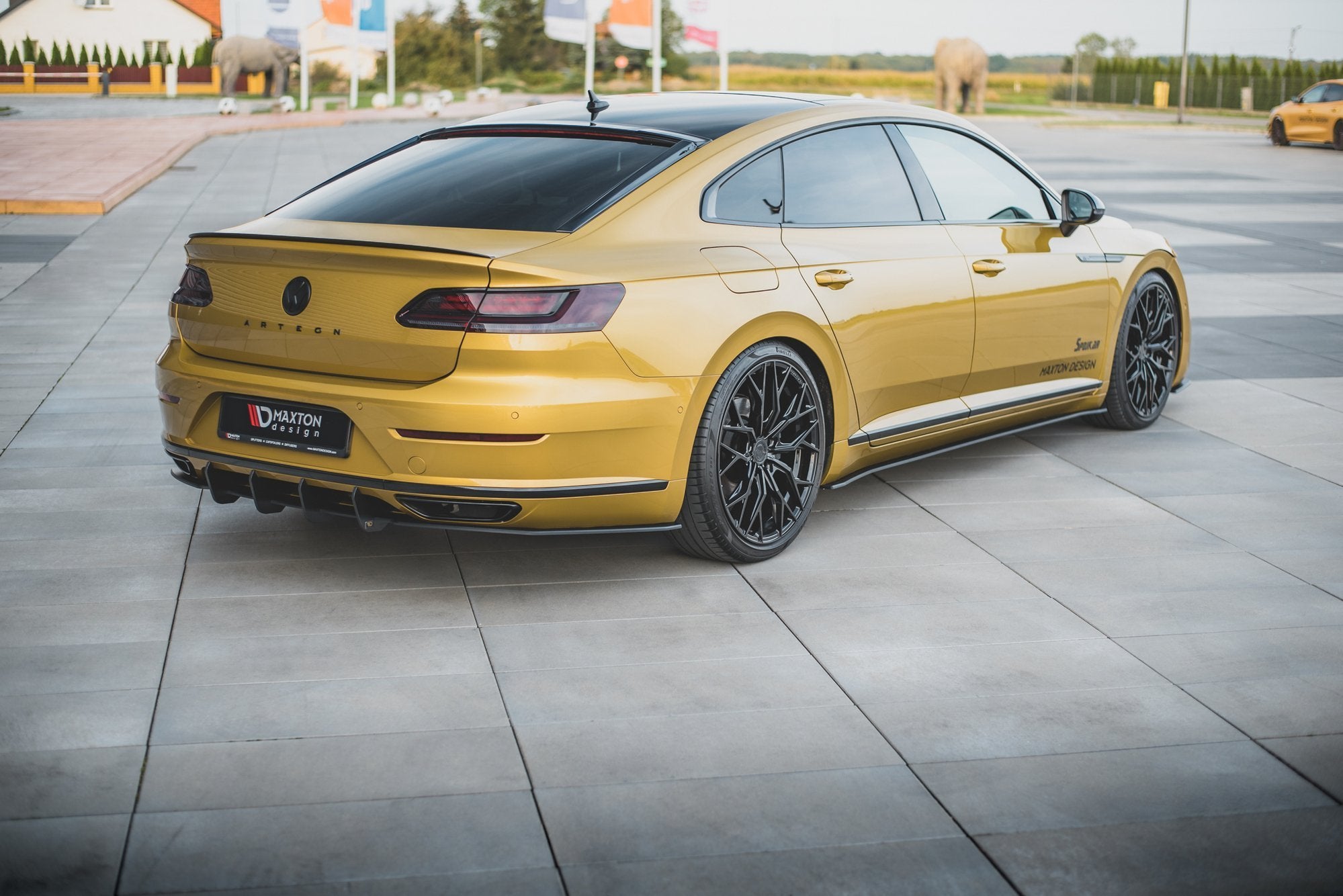 Racing-Durability-Valance-Volkswagen-Arteon-R-Line-Red-Line
