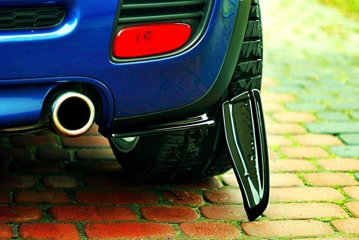 Rear-Side-Splitters-Mini-Cooper-R56-JCW---Gloss-Black