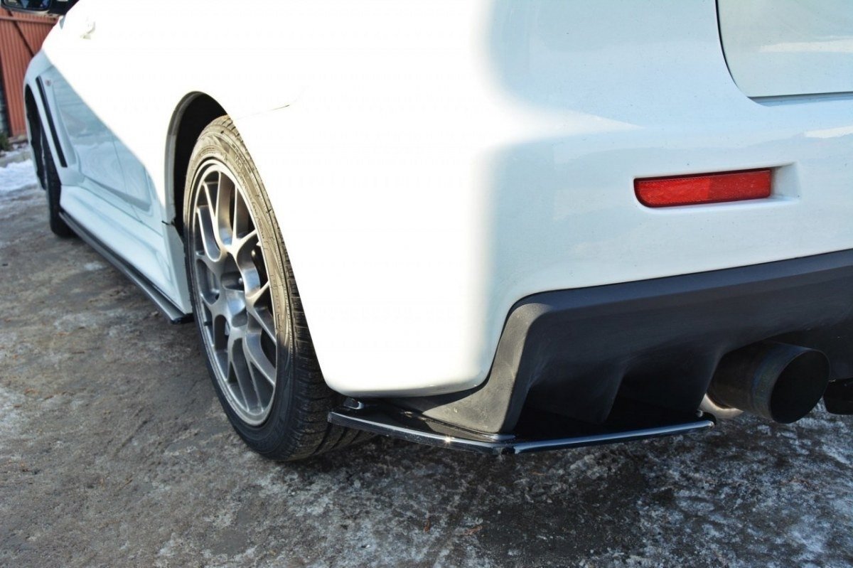 Rear-Side-Splitters-Mitsubishi-Lancer-Evo-X---Gloss-Black