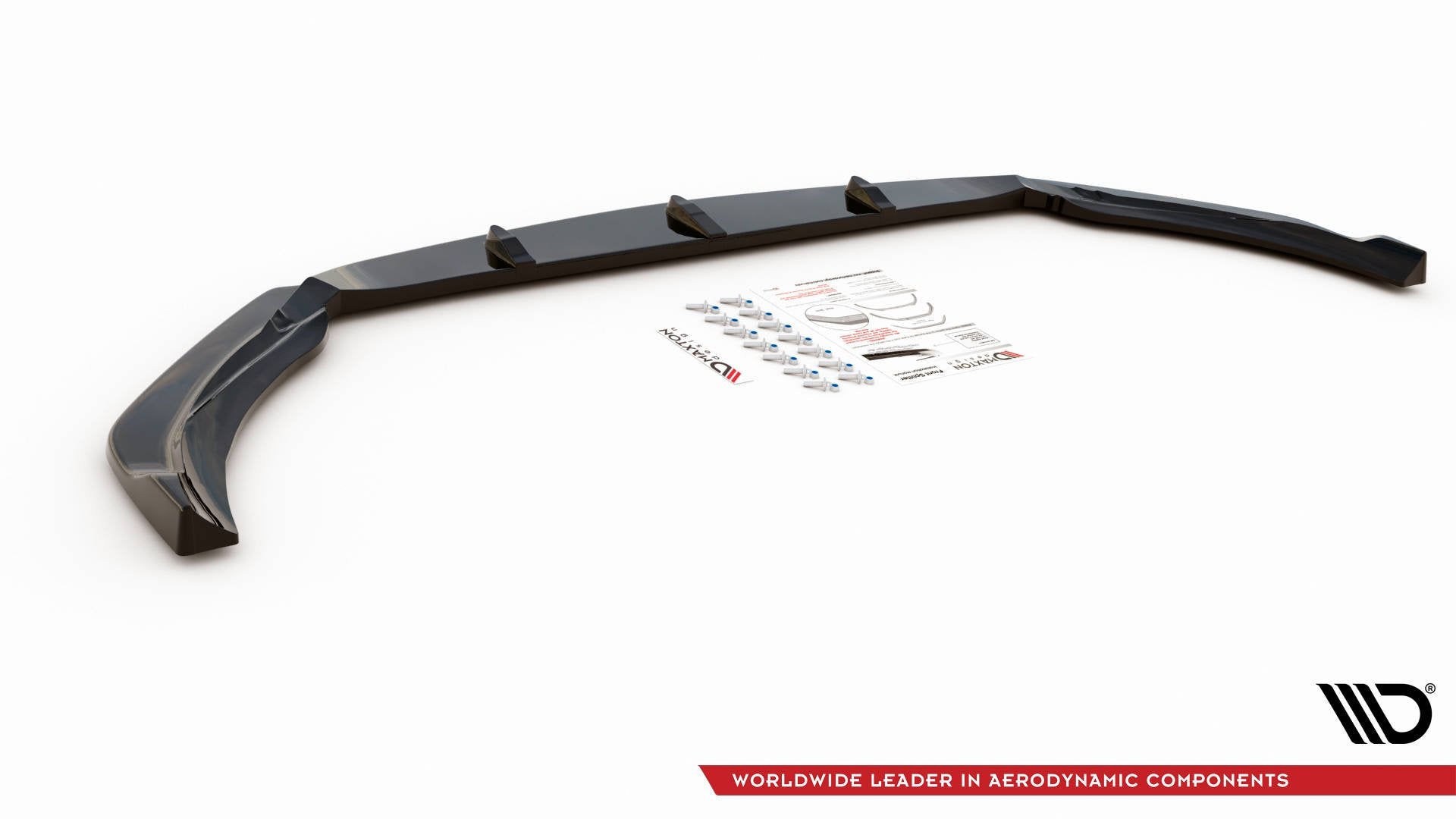 Front-Splitter-V.2-Mercedes-AMG-A-45-S-W177---Gloss-Black