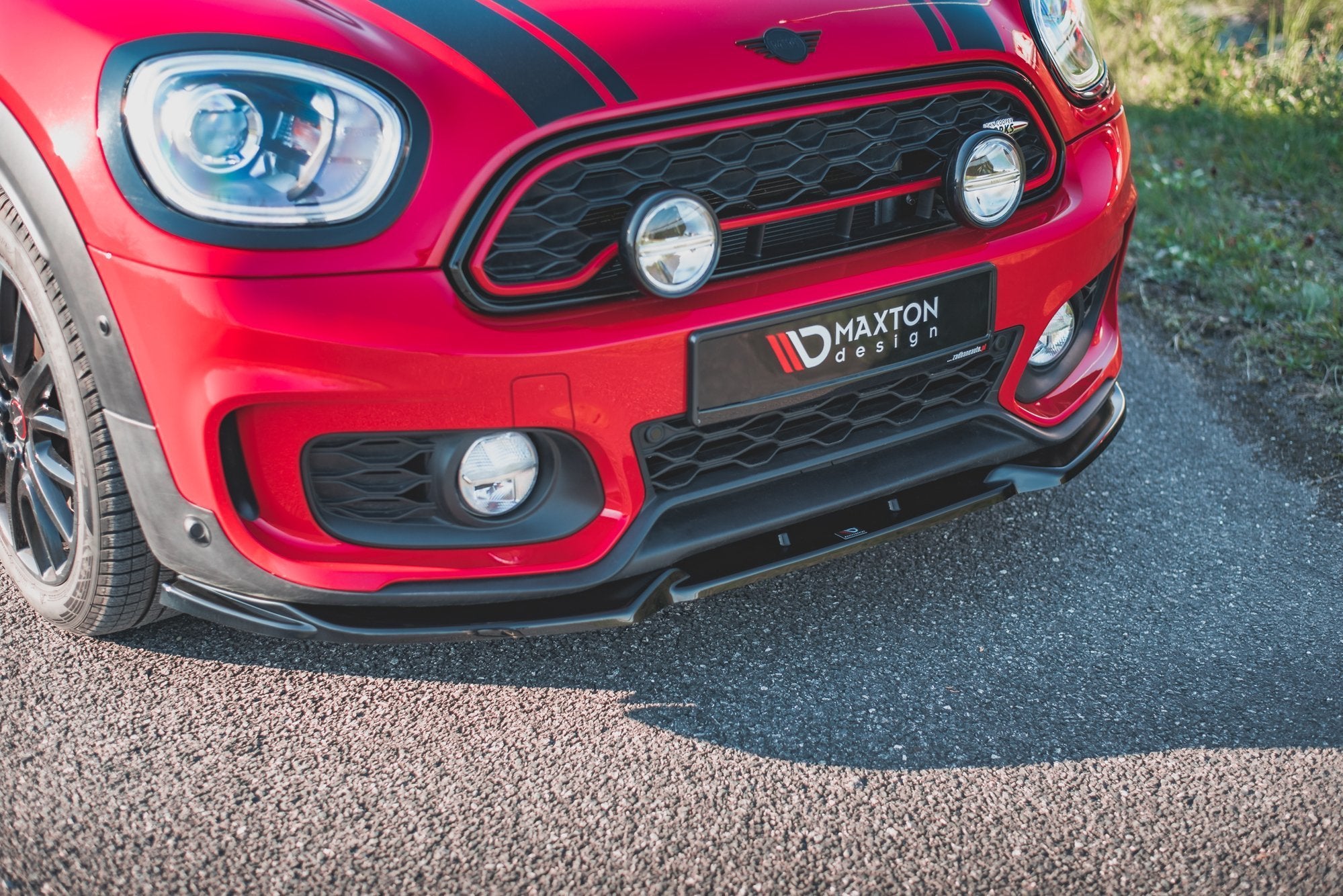 Front-Splitter-V.1-Mini-Countryman-MK2-F60-JCW---Gloss-Black