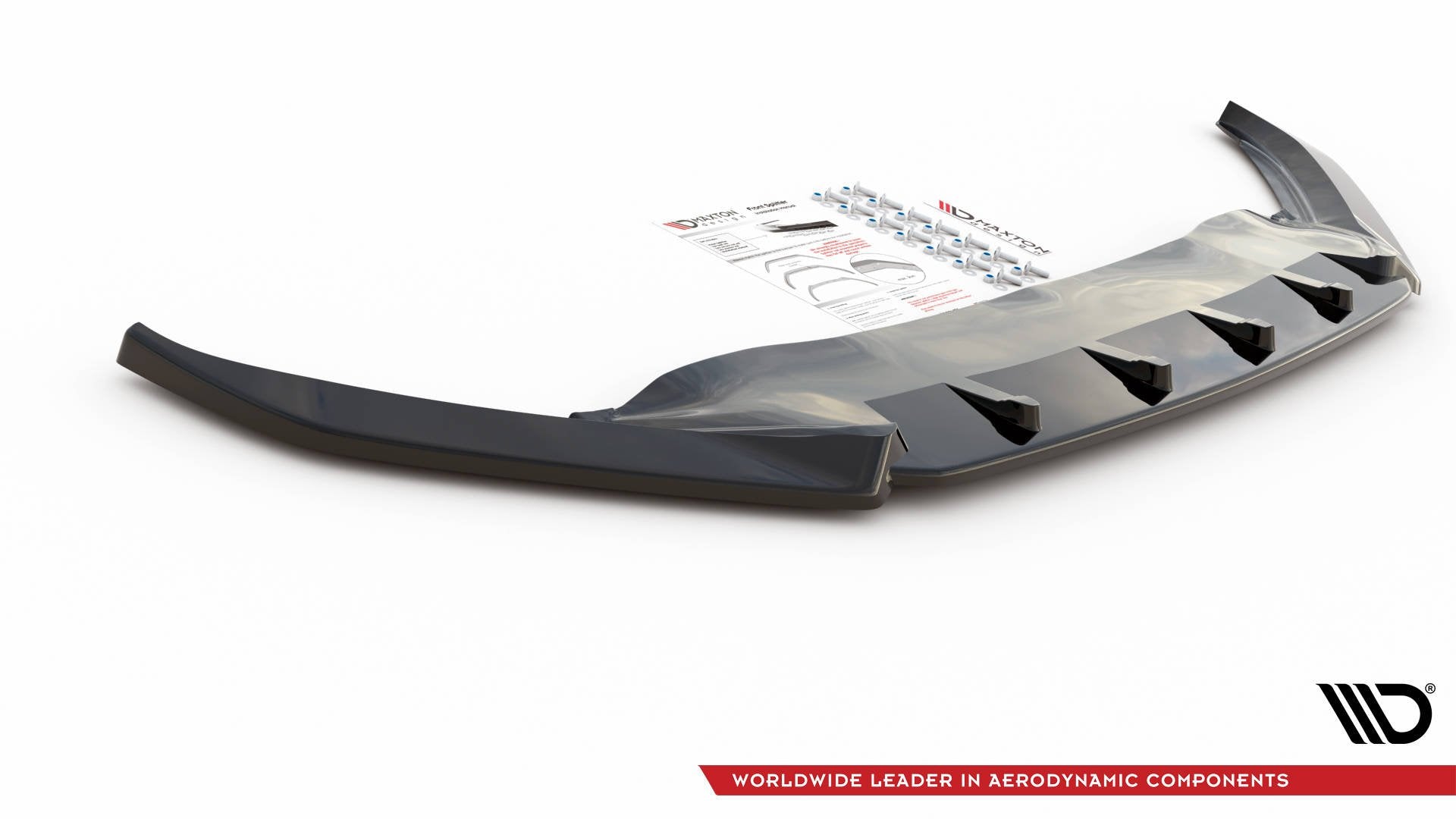 Front-Splitter-V.2-Volkswagen-Passat-B8---Gloss-Black