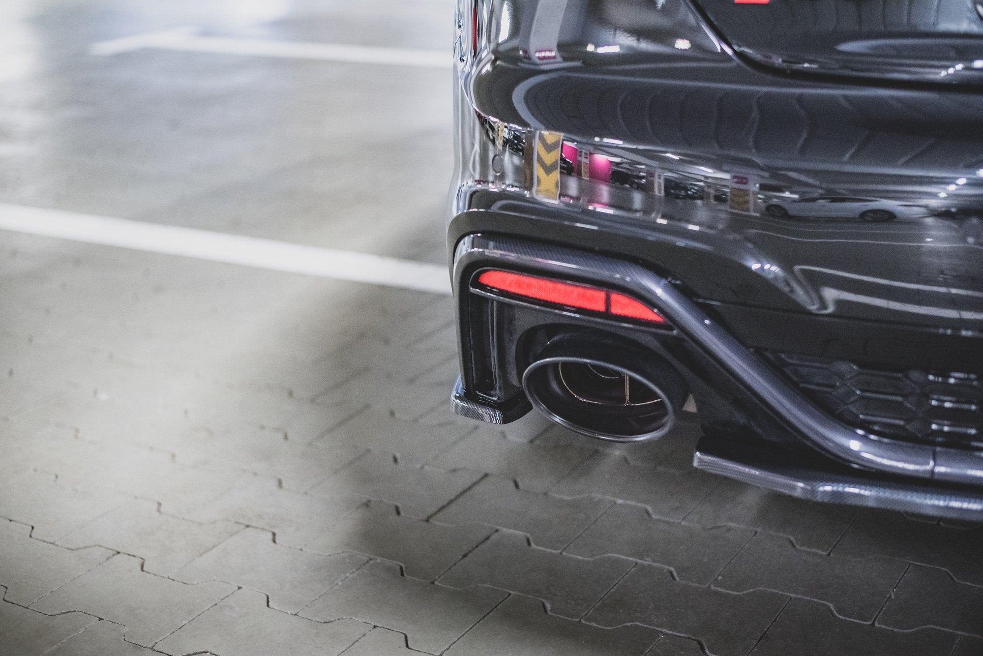 Rear-Side-Splitters-Audi-RS5-F5-Facelift---Gloss-Black