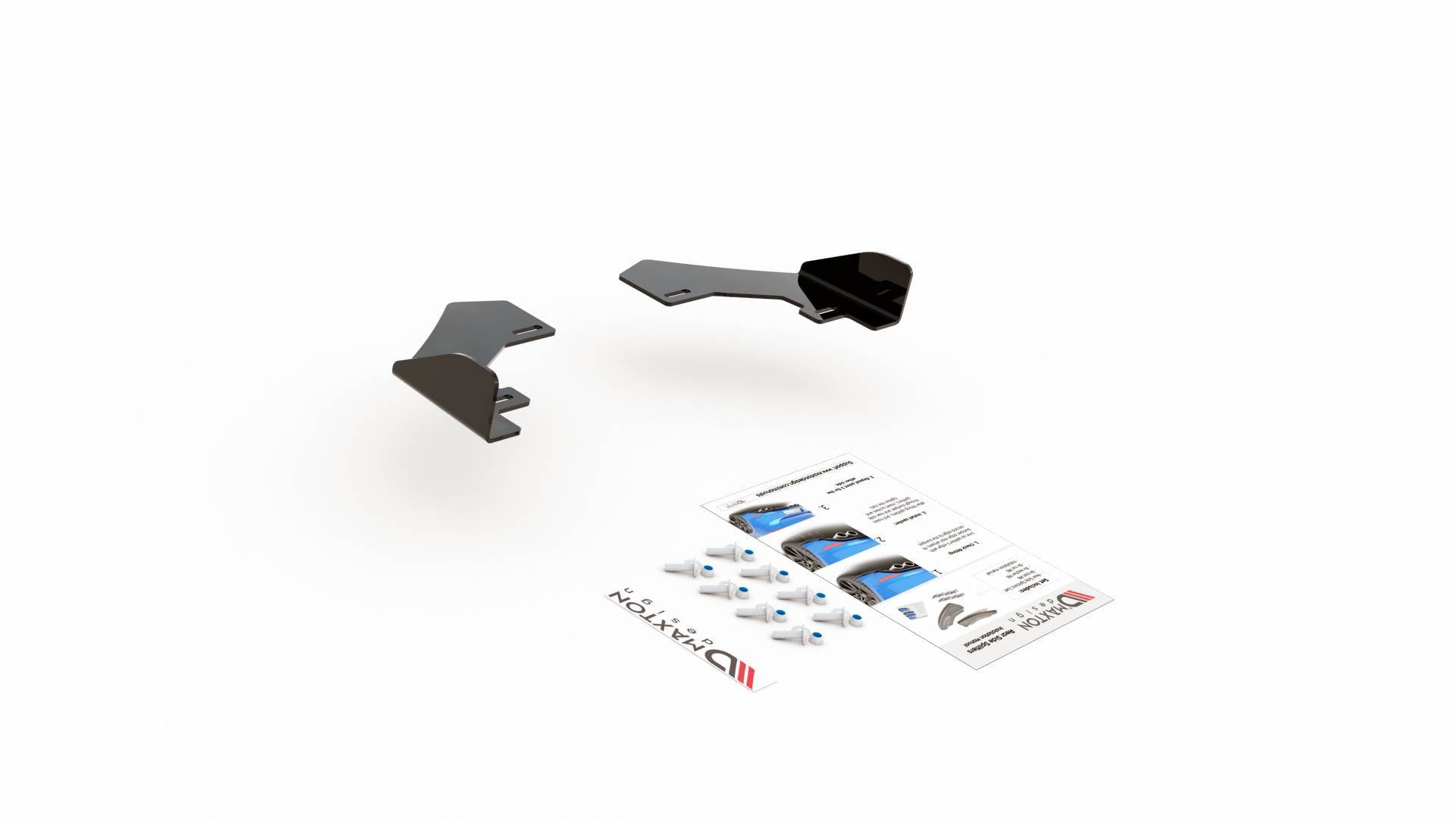 Rear-Side-Flaps-Volkswagen-Polo-GTi-MK6---Gloss-Black