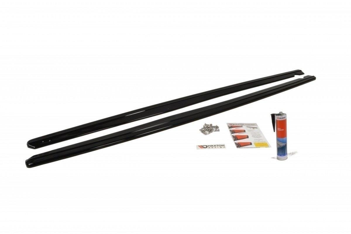 Side-Skirts-Diffusers-For-BMW-3-E92-Mpack---Gloss-Black