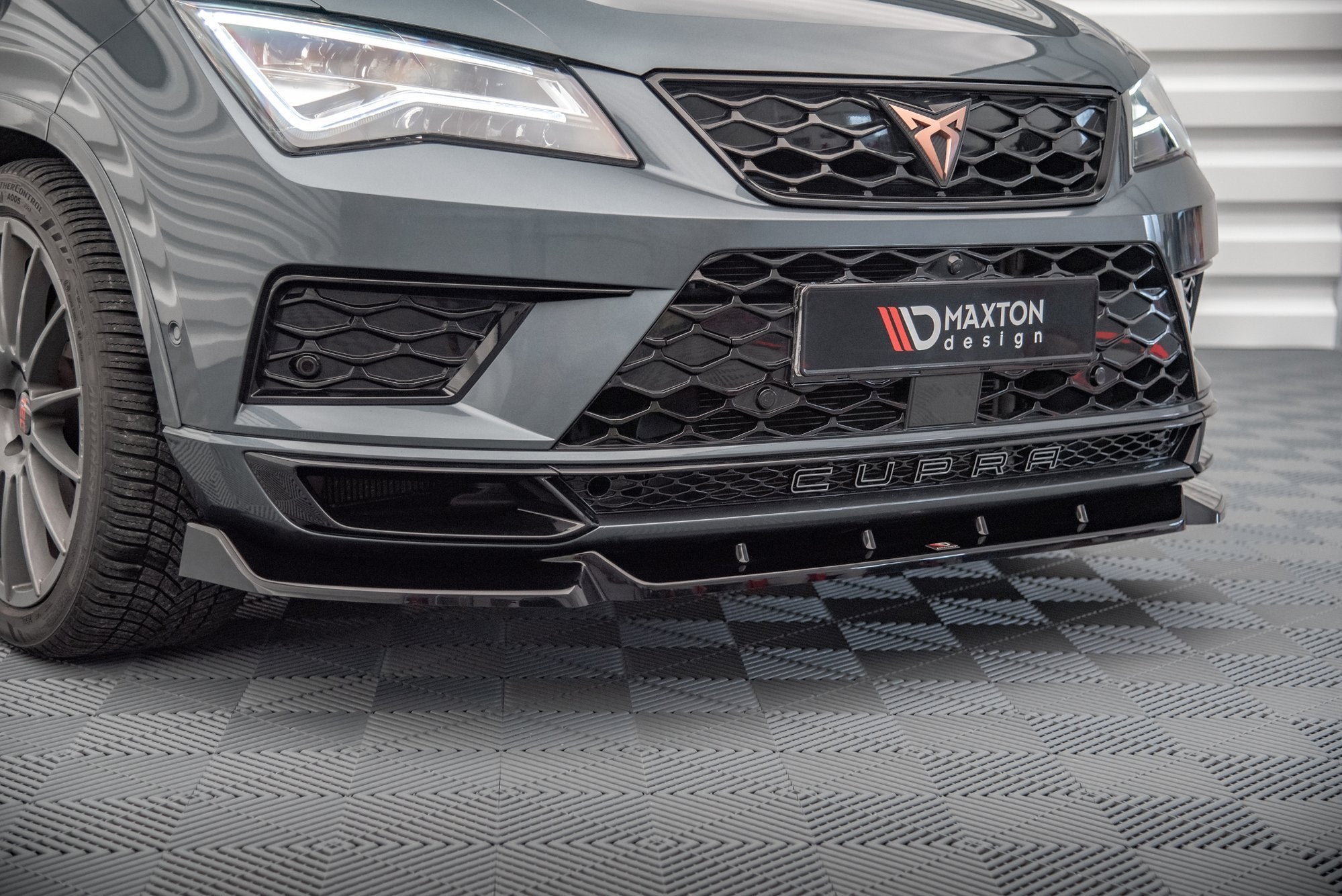 Front-Splitter-V.1-Cupra-Ateca---Gloss-Black