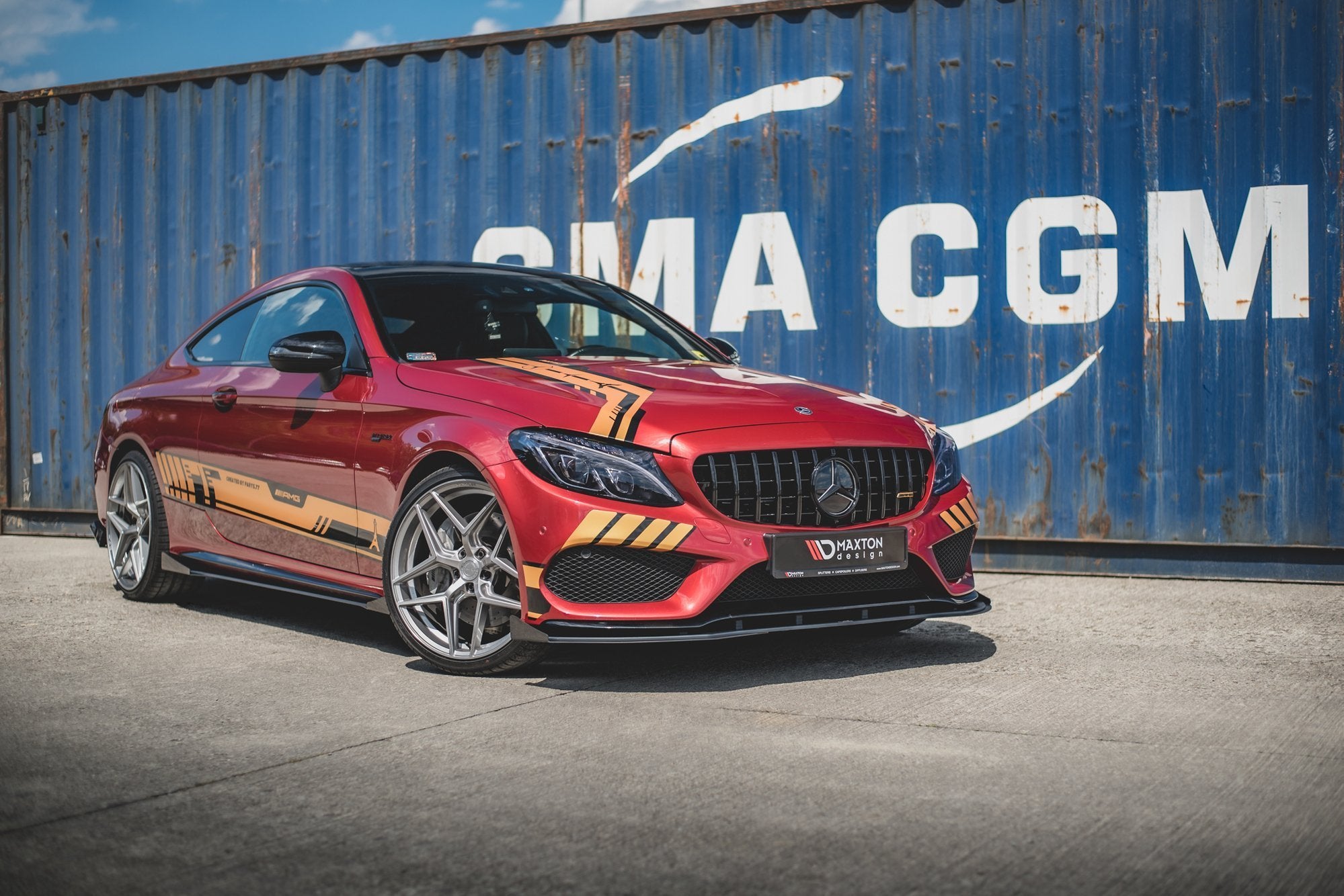 Racing-Durability-Splitter+Flaps-Mercedes-AMG-C43-Coupe-C205