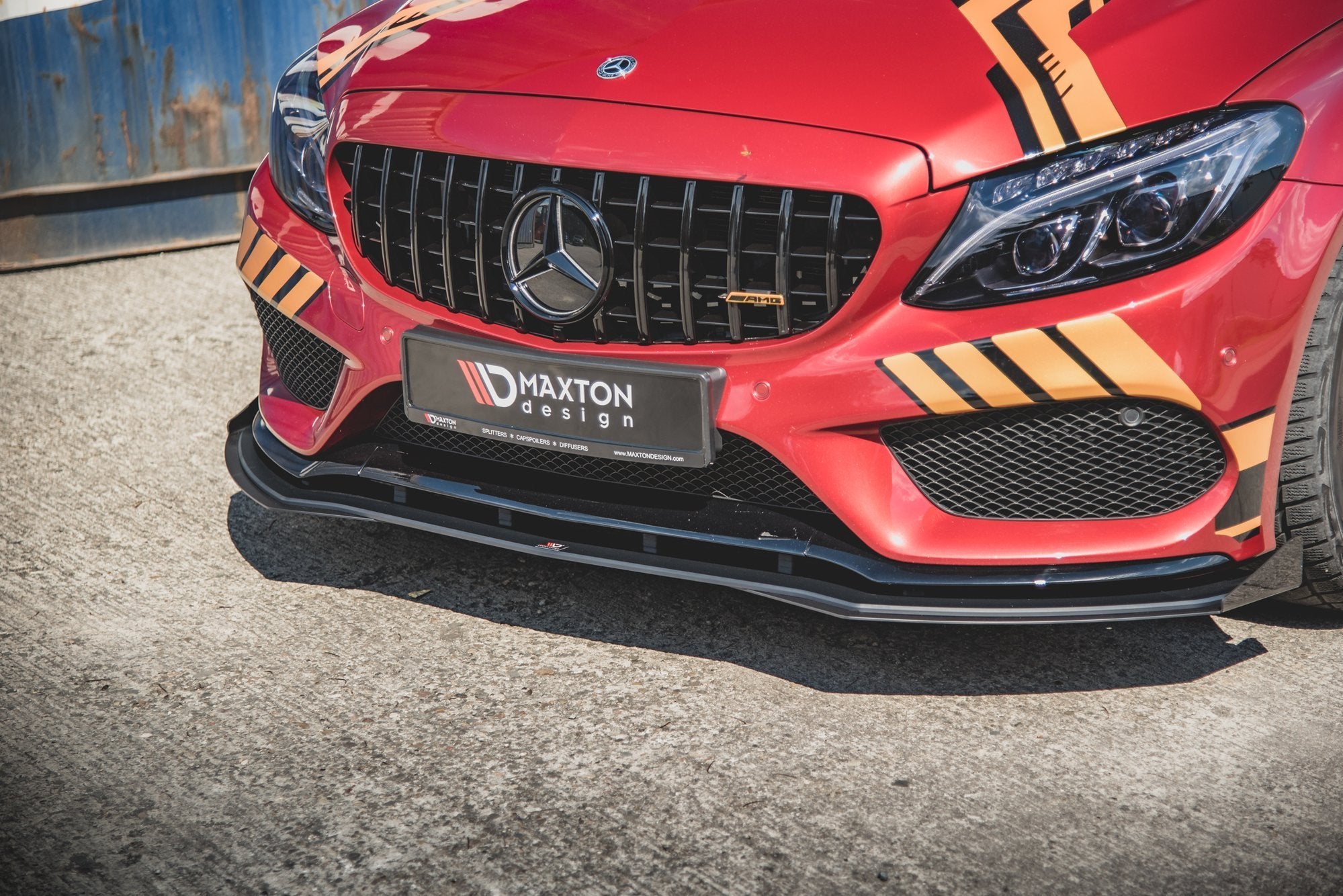 Racing-Durability-Splitter+Flaps-Mercedes-AMG-C43-Coupe-C205