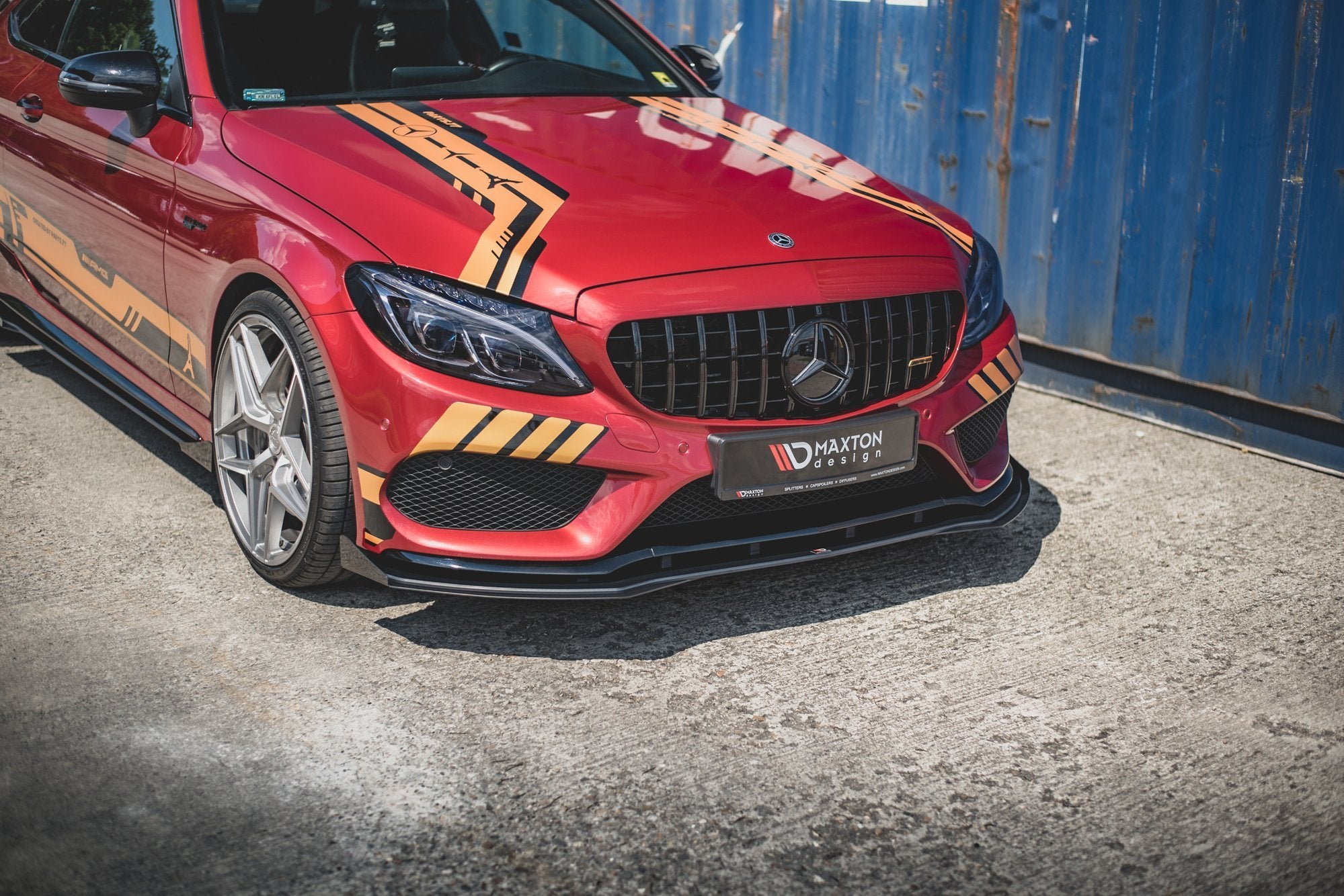 Racing-Durability-Splitter+Flaps-Mercedes-AMG-C43-Coupe-C205