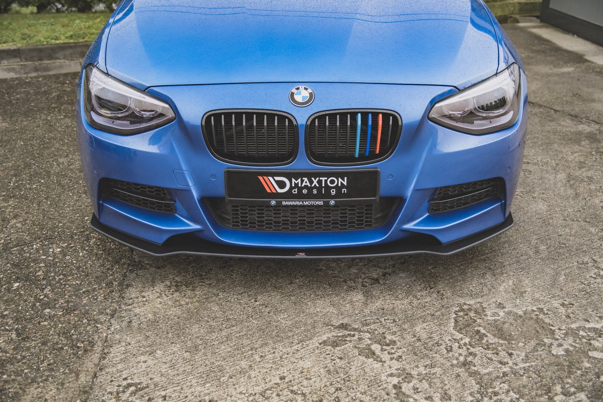 Racing-Durability-Front-Splitter-BMW-M135I-F20---Red-Line