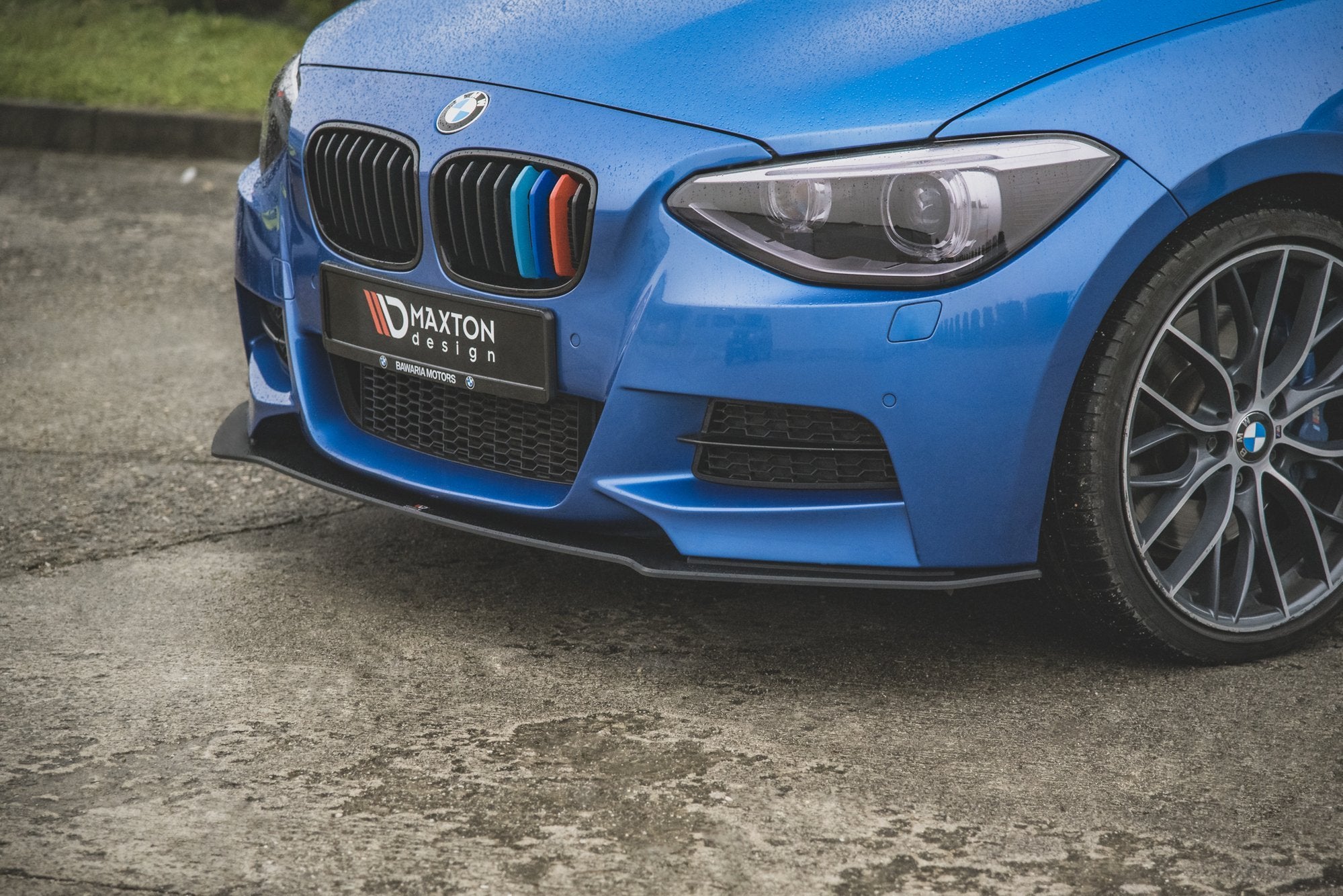 Racing-Durability-Front-Splitter-BMW-M135I-F20---Red-Line