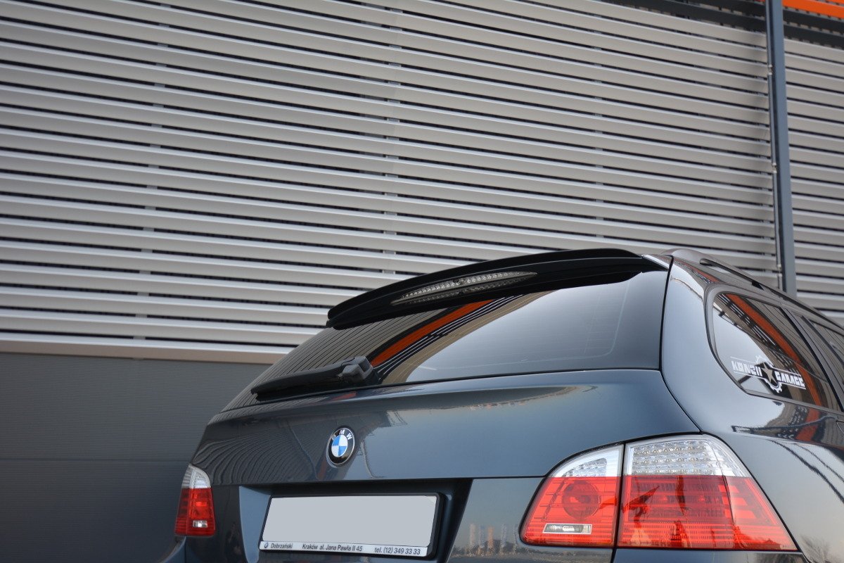 Spoiler-Cap-For-BMW-5-E61-M-Pack---Gloss-Black