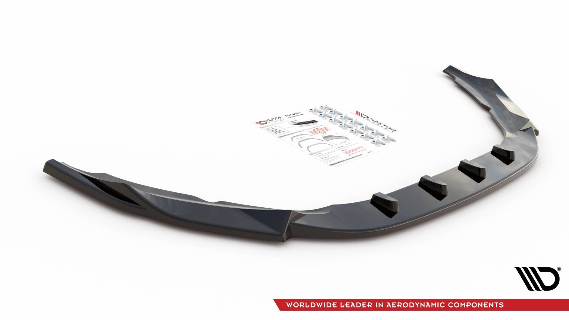 Front-Splitter-V.1-Volvo-S60-R-Design-MK2---Gloss-Black