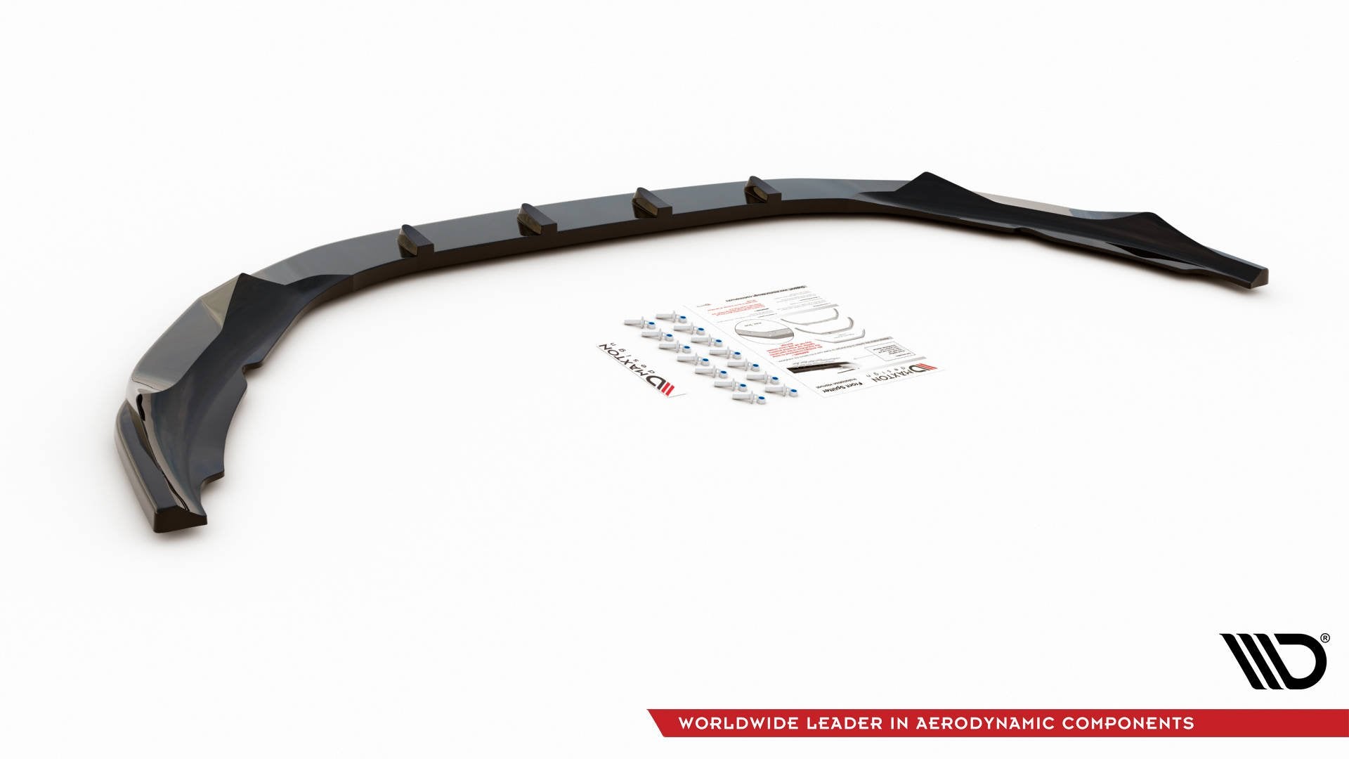 Front-Splitter-V.1-Volvo-S60-R-Design-MK2---Gloss-Black
