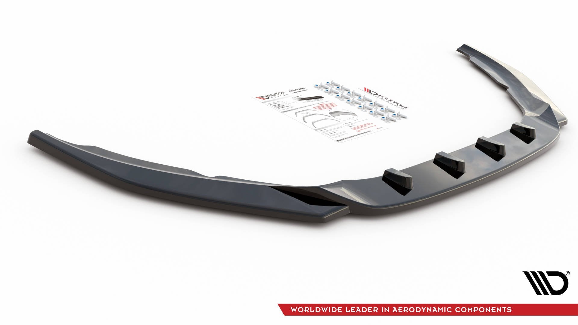 Front-Splitter-V.2-Volvo-S60-R-Design-MK2---Gloss-Black