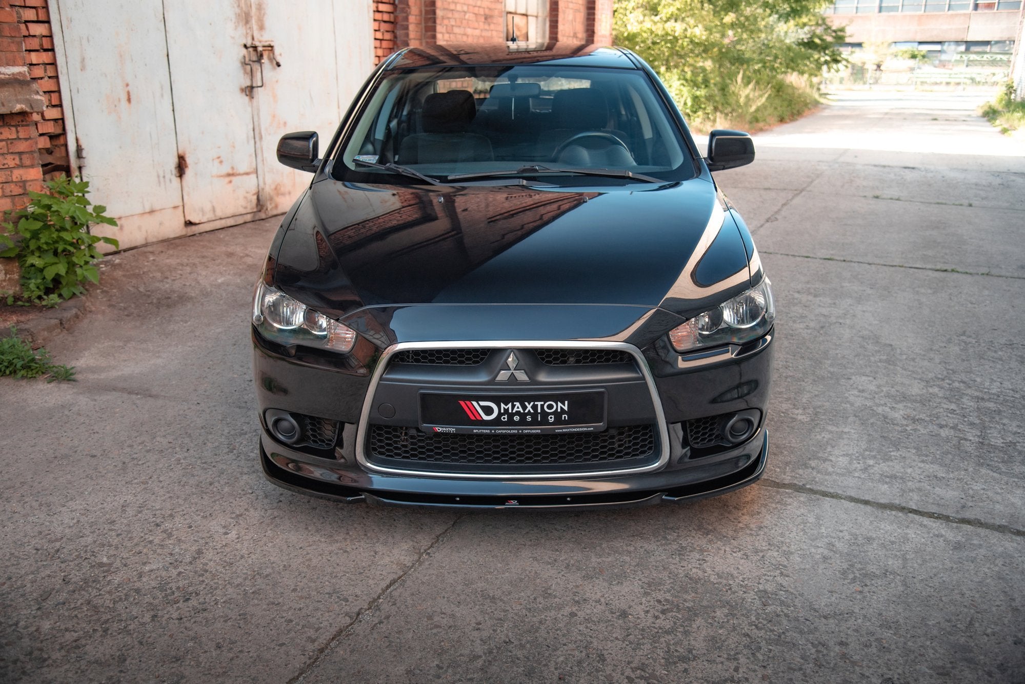 Front-Splitter-Mitsubishi-Lancer-Sportback-MK8---Gloss-Black
