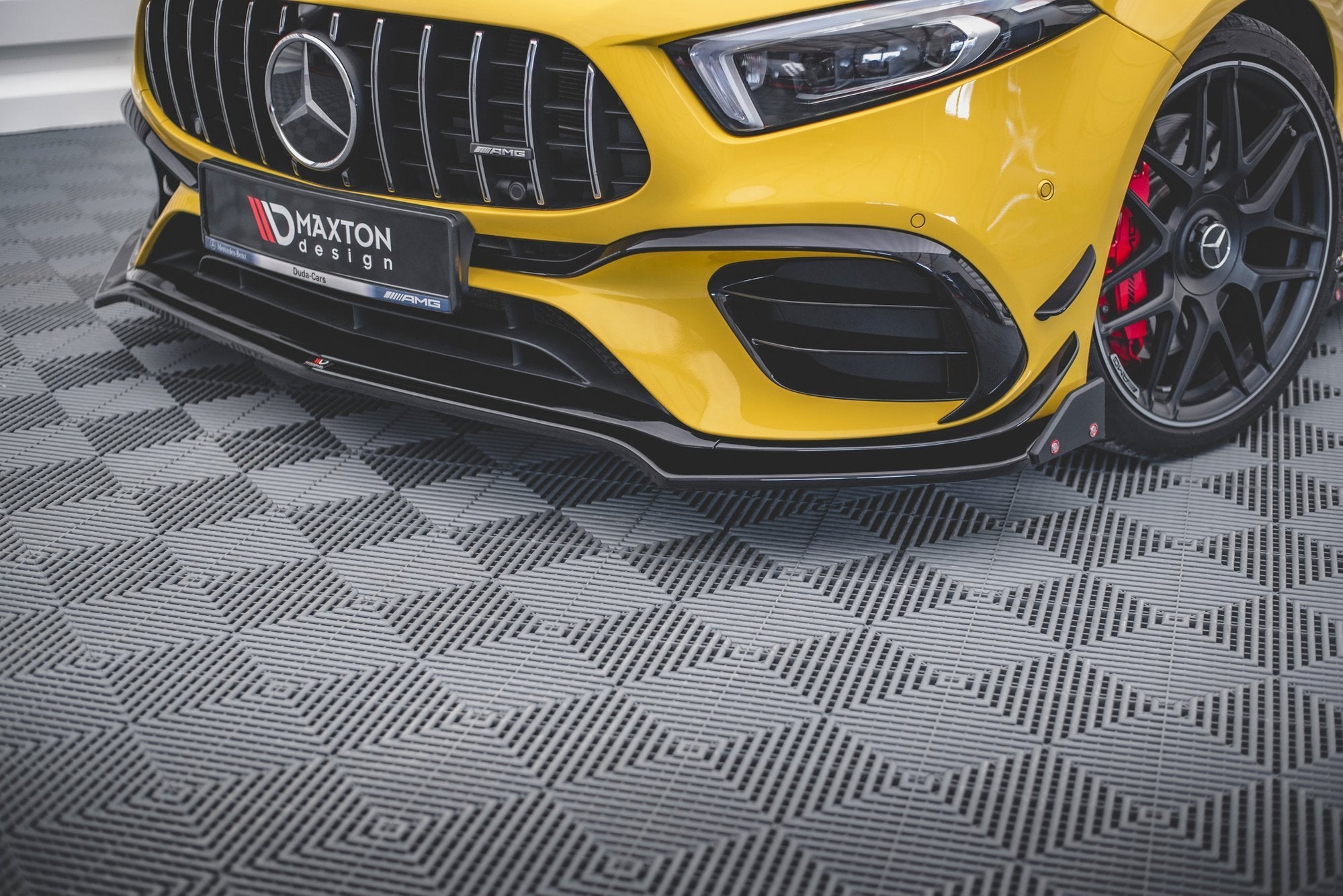 Front-Splitter-+-Flaps-V.3-Mercedes-AMG-A45-S---Not-Primed