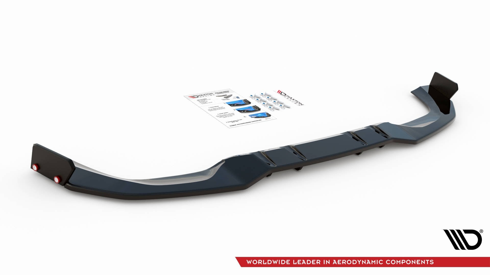 Central-Rear-Splitter-+-Flaps-For-Mercedes-AMG-A45-S-Not-Pri