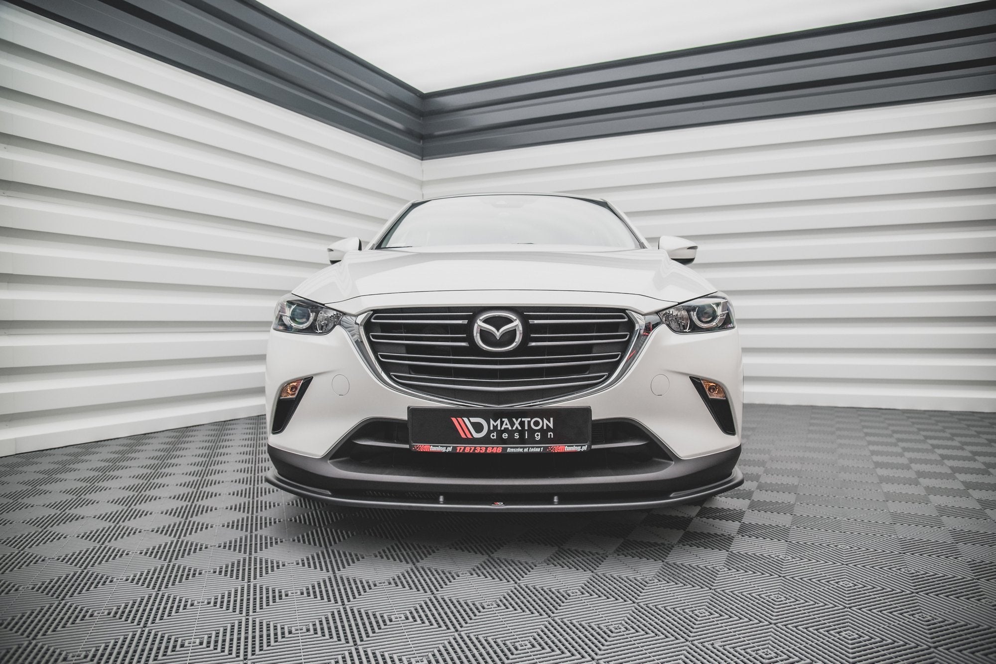 Front-Splitter-V.1-Mazda-CX-3---Gloss-Black
