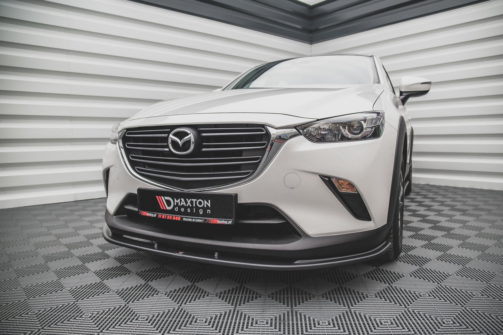 Front-Splitter-V.1-Mazda-CX-3---Gloss-Black