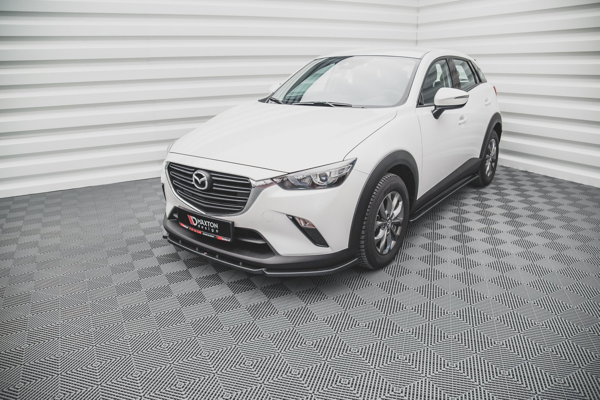 Front-Splitter-V.2-Mazda-CX-3---Gloss-Black